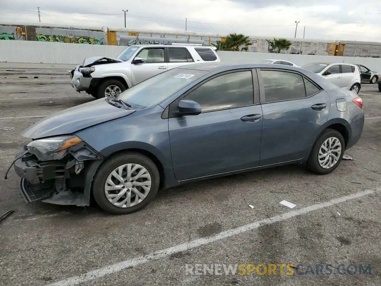 1 Photograph of a damaged car 2T1BURHE9KC174160 TOYOTA COROLLA 2019