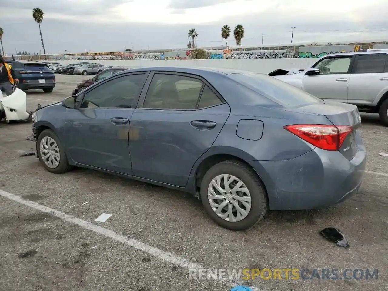 2 Photograph of a damaged car 2T1BURHE9KC174160 TOYOTA COROLLA 2019