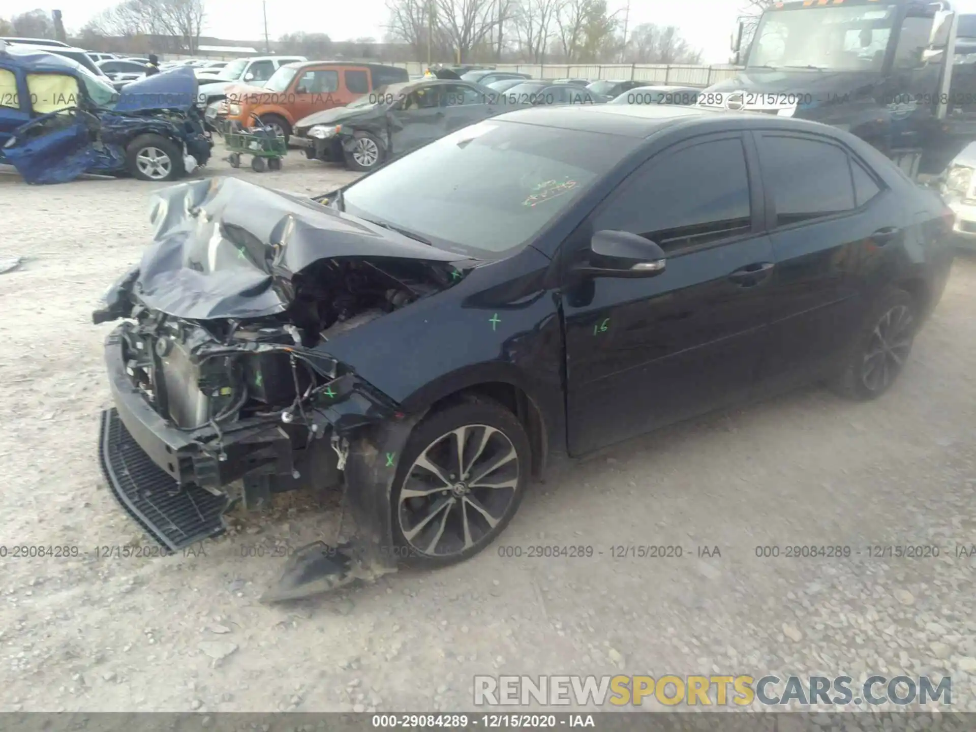 2 Photograph of a damaged car 2T1BURHE9KC175146 TOYOTA COROLLA 2019