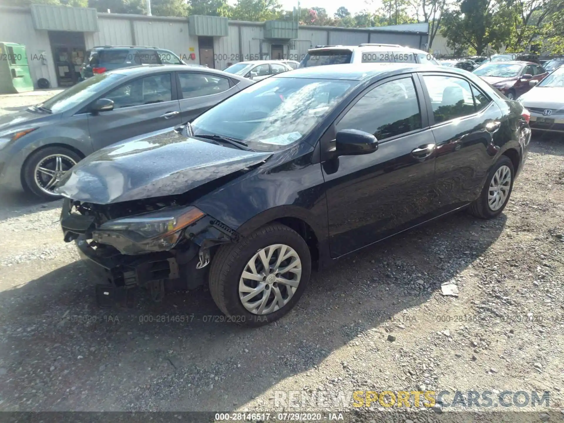 2 Photograph of a damaged car 2T1BURHE9KC175180 TOYOTA COROLLA 2019