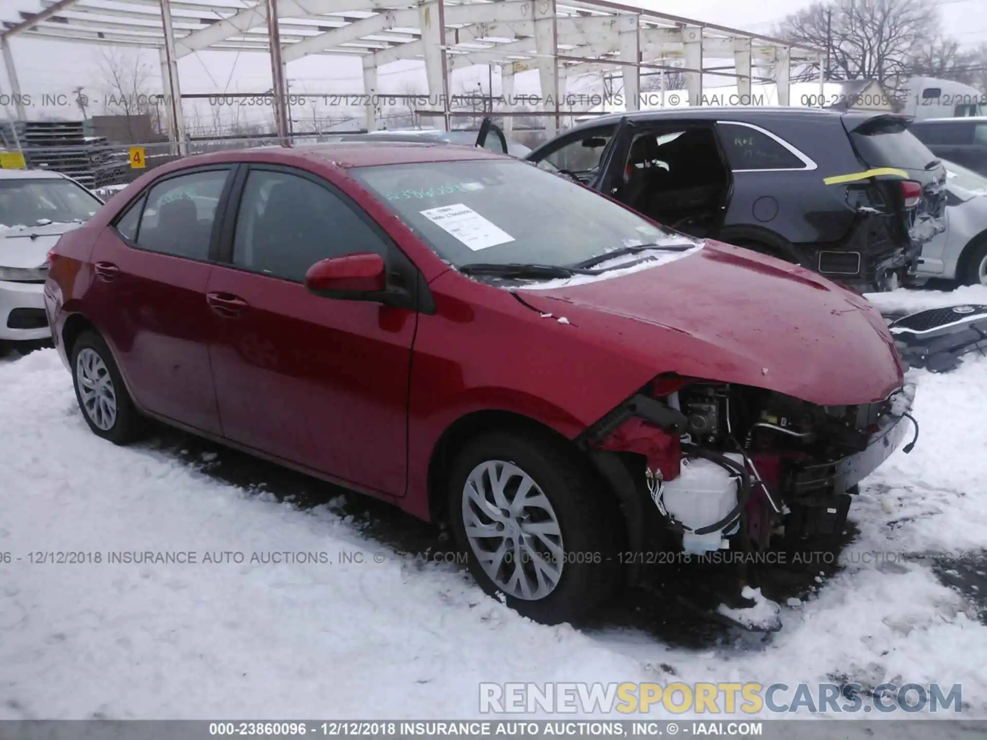 1 Photograph of a damaged car 2T1BURHE9KC175261 TOYOTA COROLLA 2019