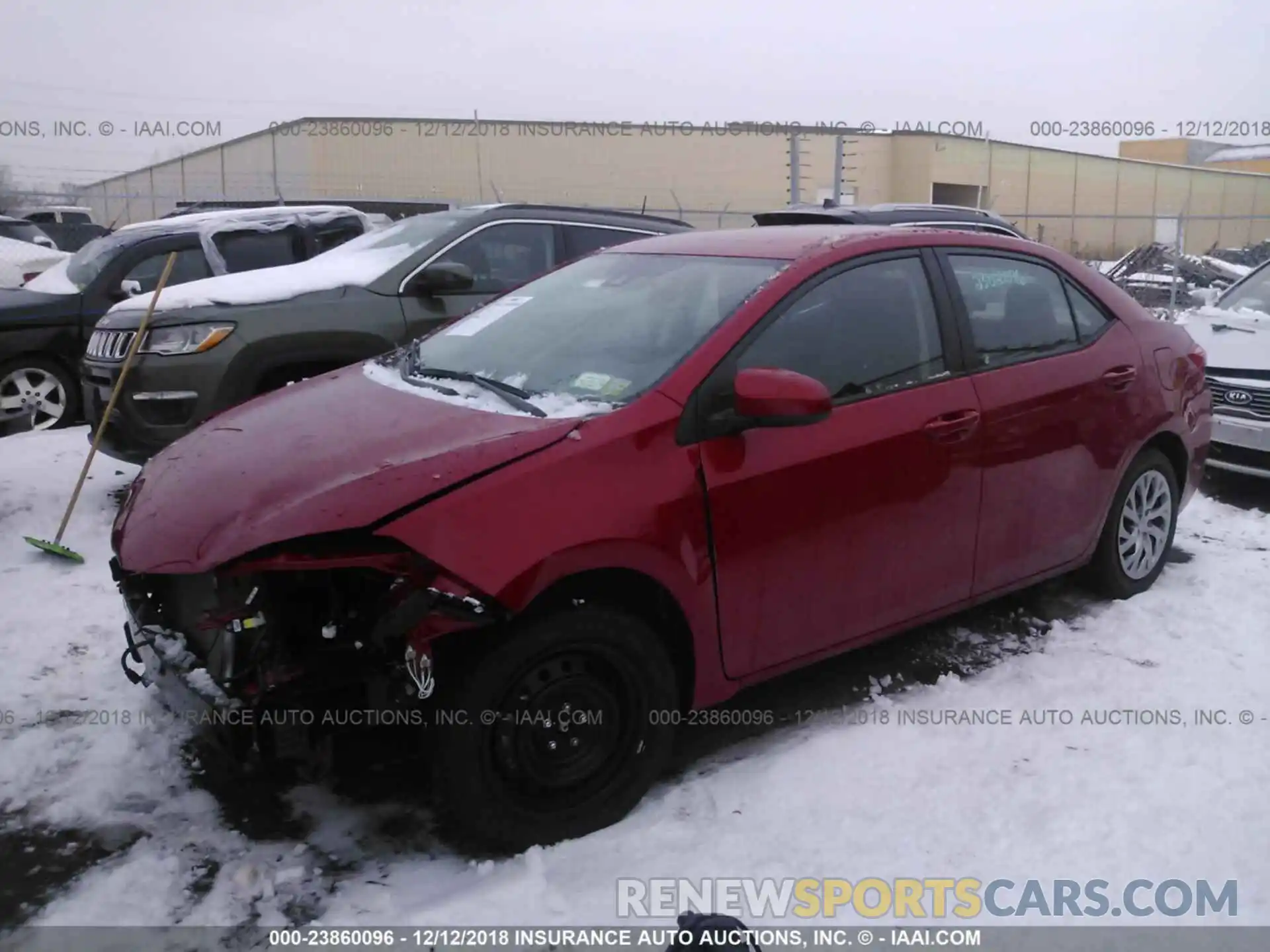 2 Photograph of a damaged car 2T1BURHE9KC175261 TOYOTA COROLLA 2019