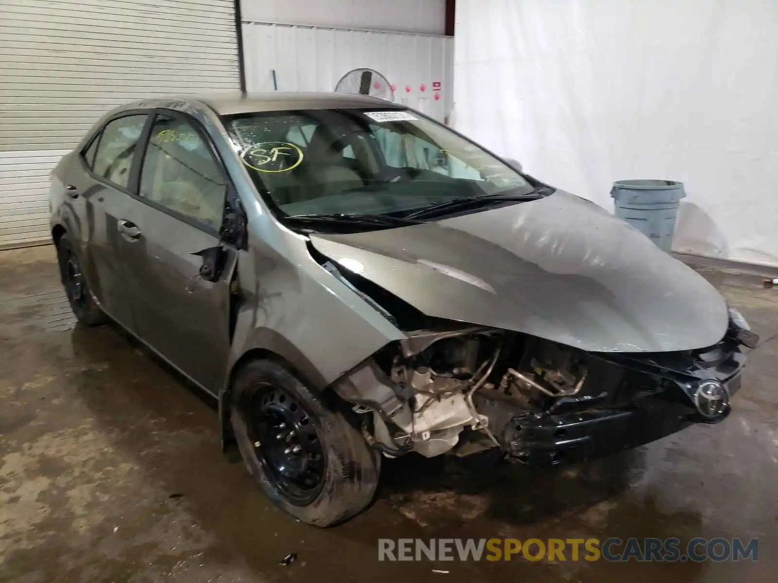 1 Photograph of a damaged car 2T1BURHE9KC176023 TOYOTA COROLLA 2019