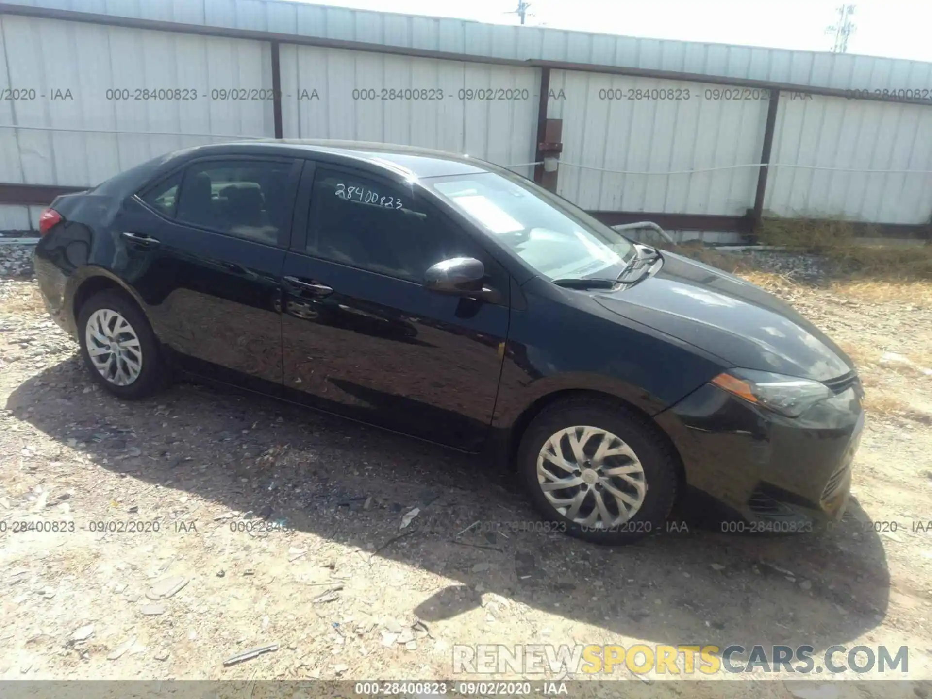 1 Photograph of a damaged car 2T1BURHE9KC176216 TOYOTA COROLLA 2019