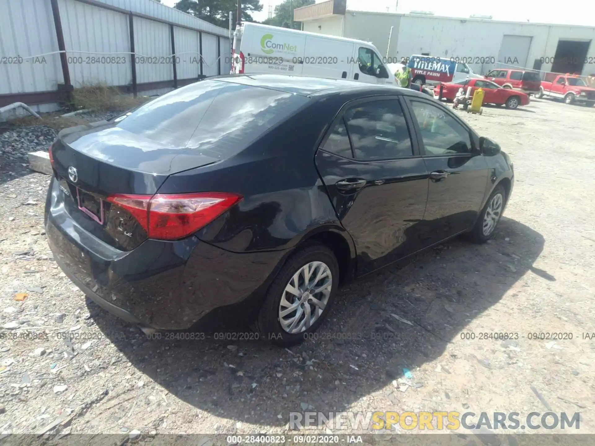 4 Photograph of a damaged car 2T1BURHE9KC176216 TOYOTA COROLLA 2019