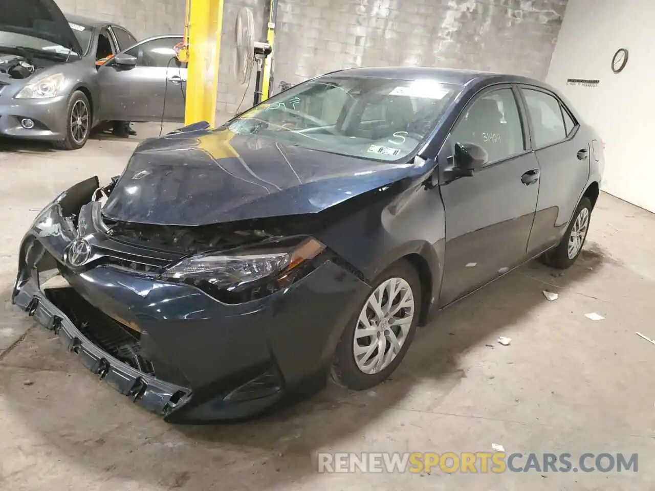 2 Photograph of a damaged car 2T1BURHE9KC176863 TOYOTA COROLLA 2019