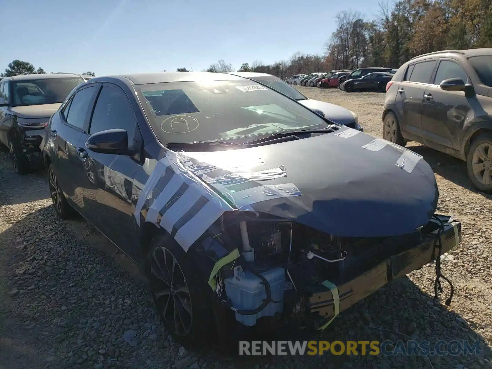 1 Photograph of a damaged car 2T1BURHE9KC178435 TOYOTA COROLLA 2019