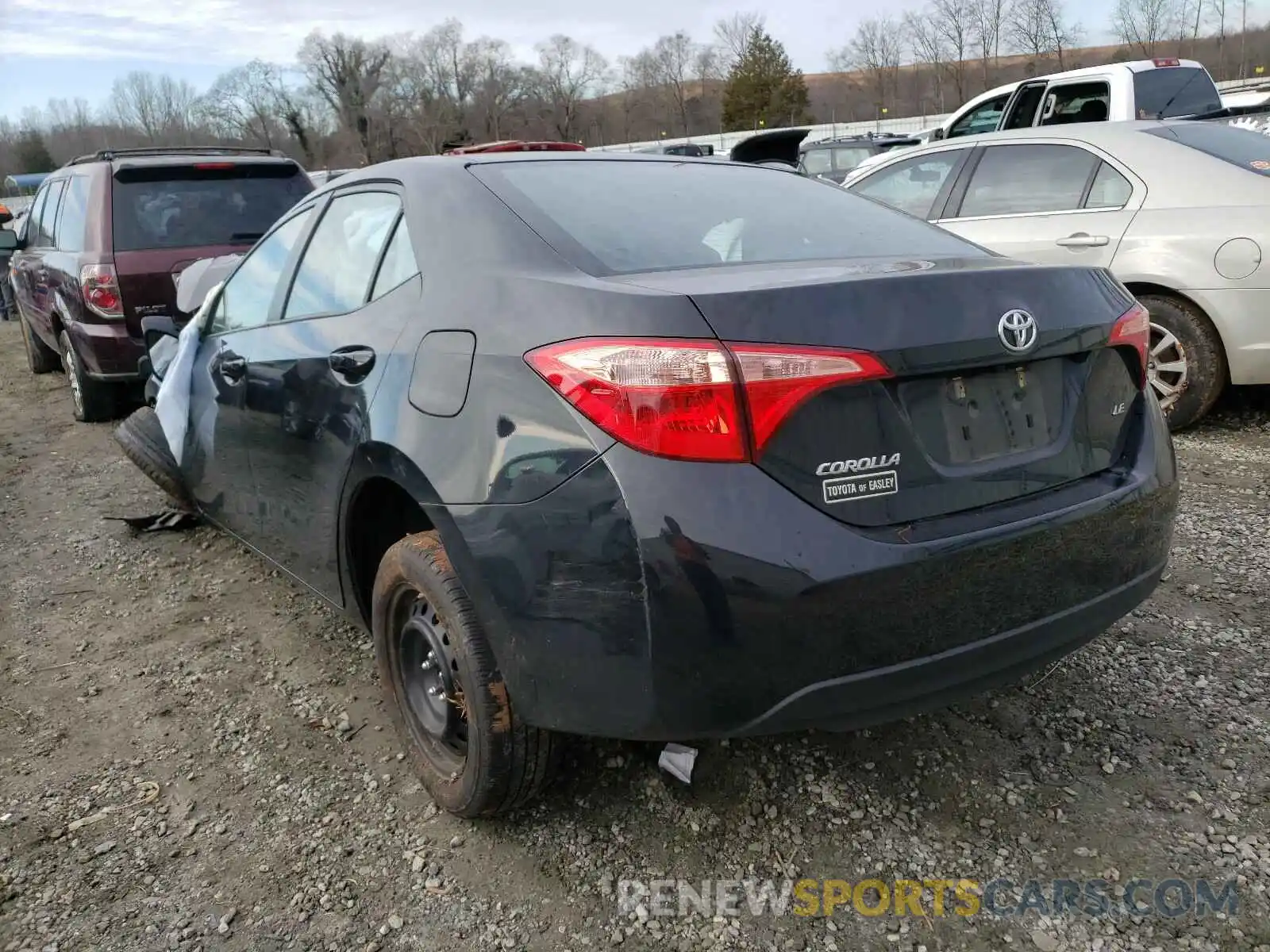 3 Photograph of a damaged car 2T1BURHE9KC178659 TOYOTA COROLLA 2019