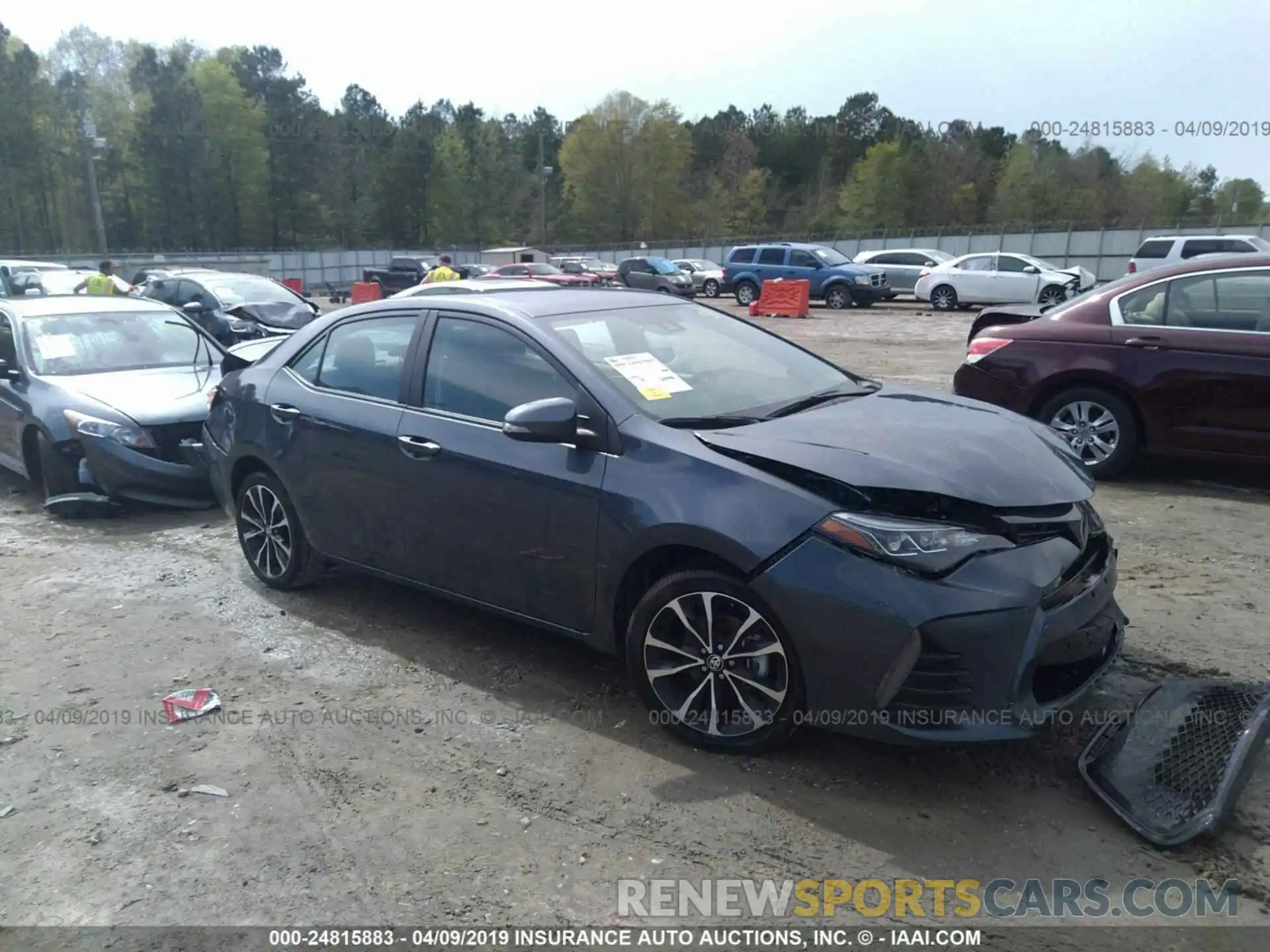 1 Photograph of a damaged car 2T1BURHE9KC179732 TOYOTA COROLLA 2019