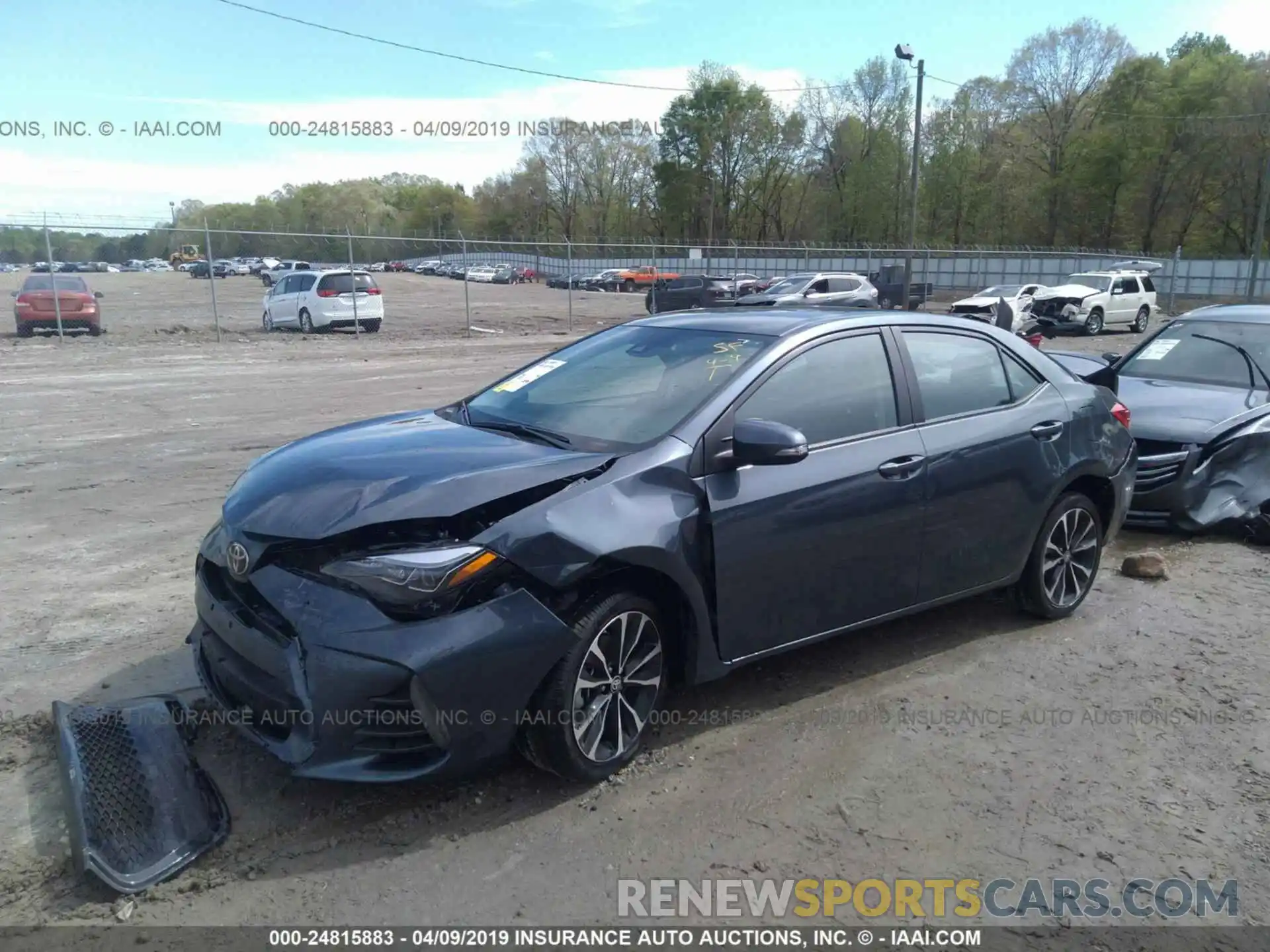 2 Photograph of a damaged car 2T1BURHE9KC179732 TOYOTA COROLLA 2019