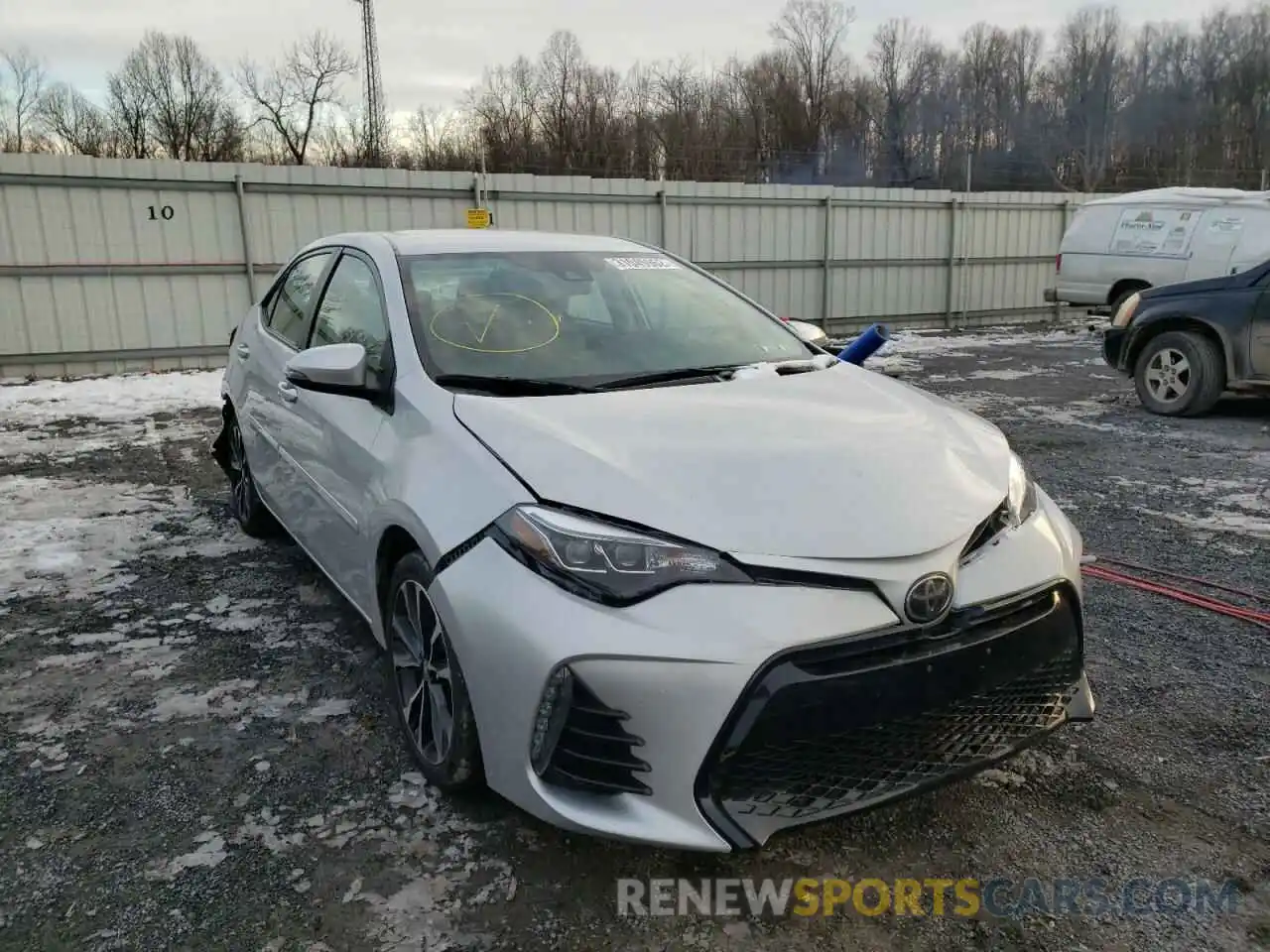 1 Photograph of a damaged car 2T1BURHE9KC180461 TOYOTA COROLLA 2019