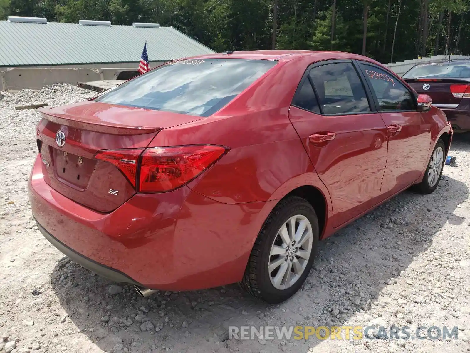 4 Photograph of a damaged car 2T1BURHE9KC180735 TOYOTA COROLLA 2019