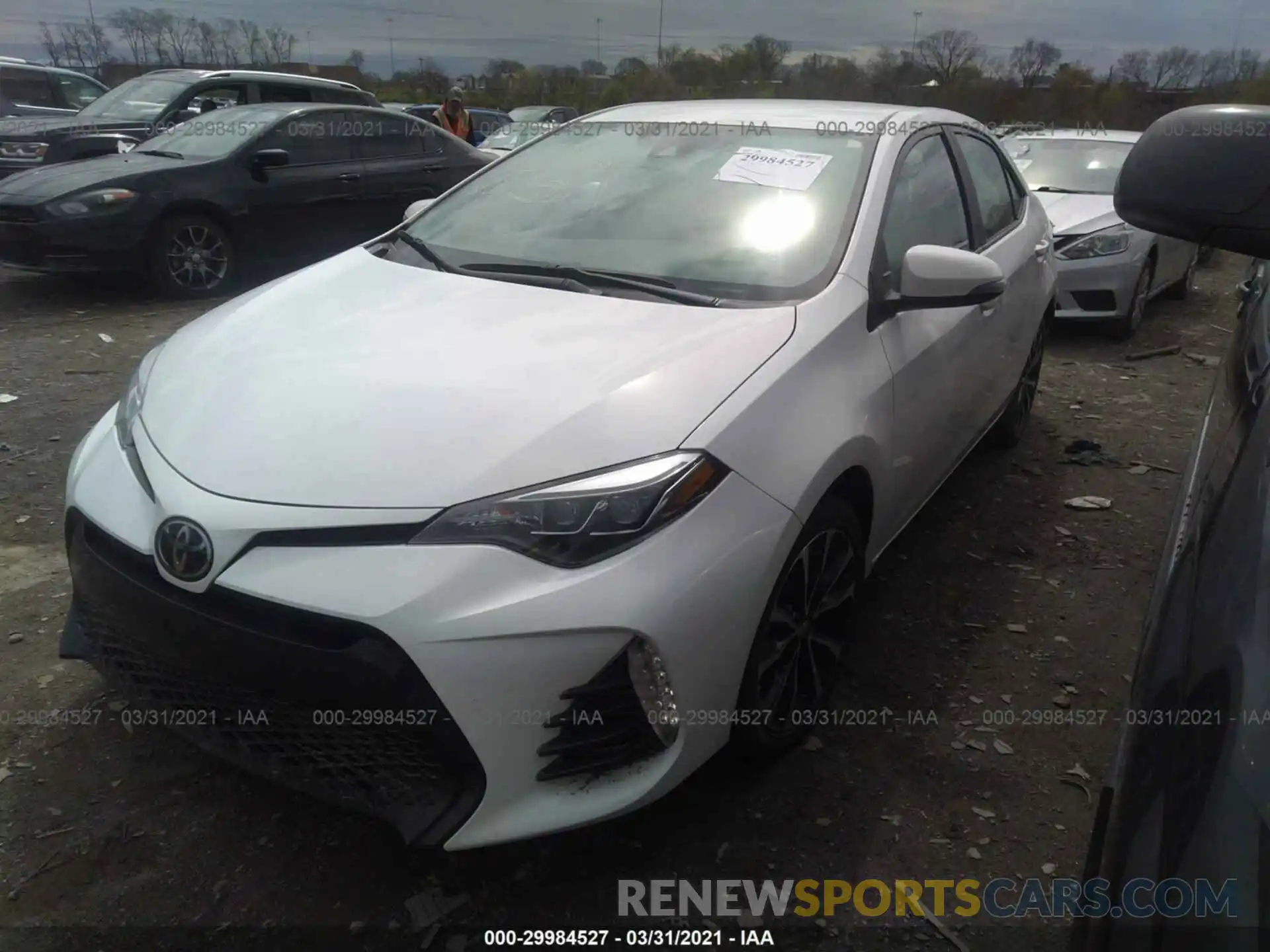 2 Photograph of a damaged car 2T1BURHE9KC180797 TOYOTA COROLLA 2019