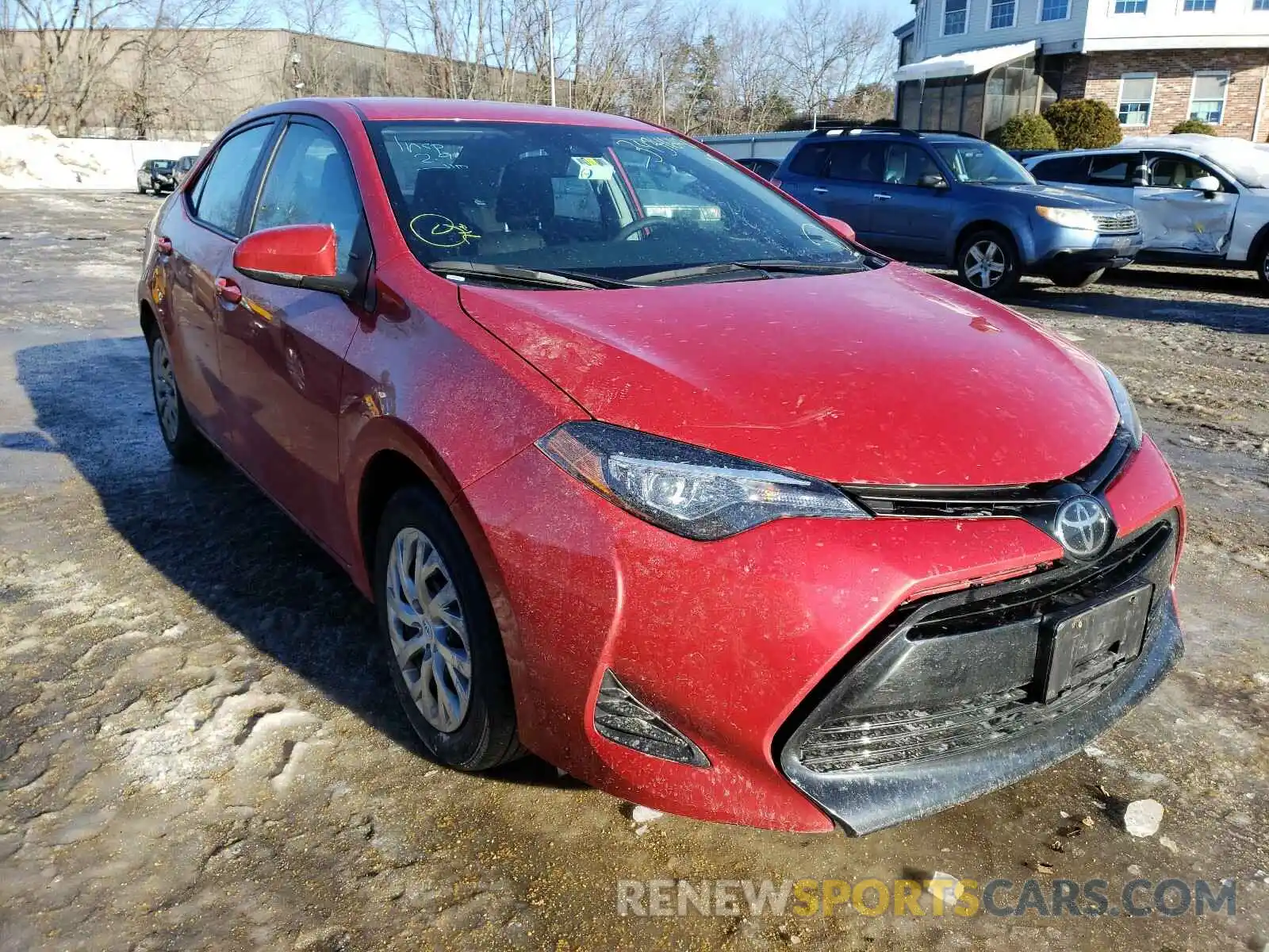 1 Photograph of a damaged car 2T1BURHE9KC180878 TOYOTA COROLLA 2019