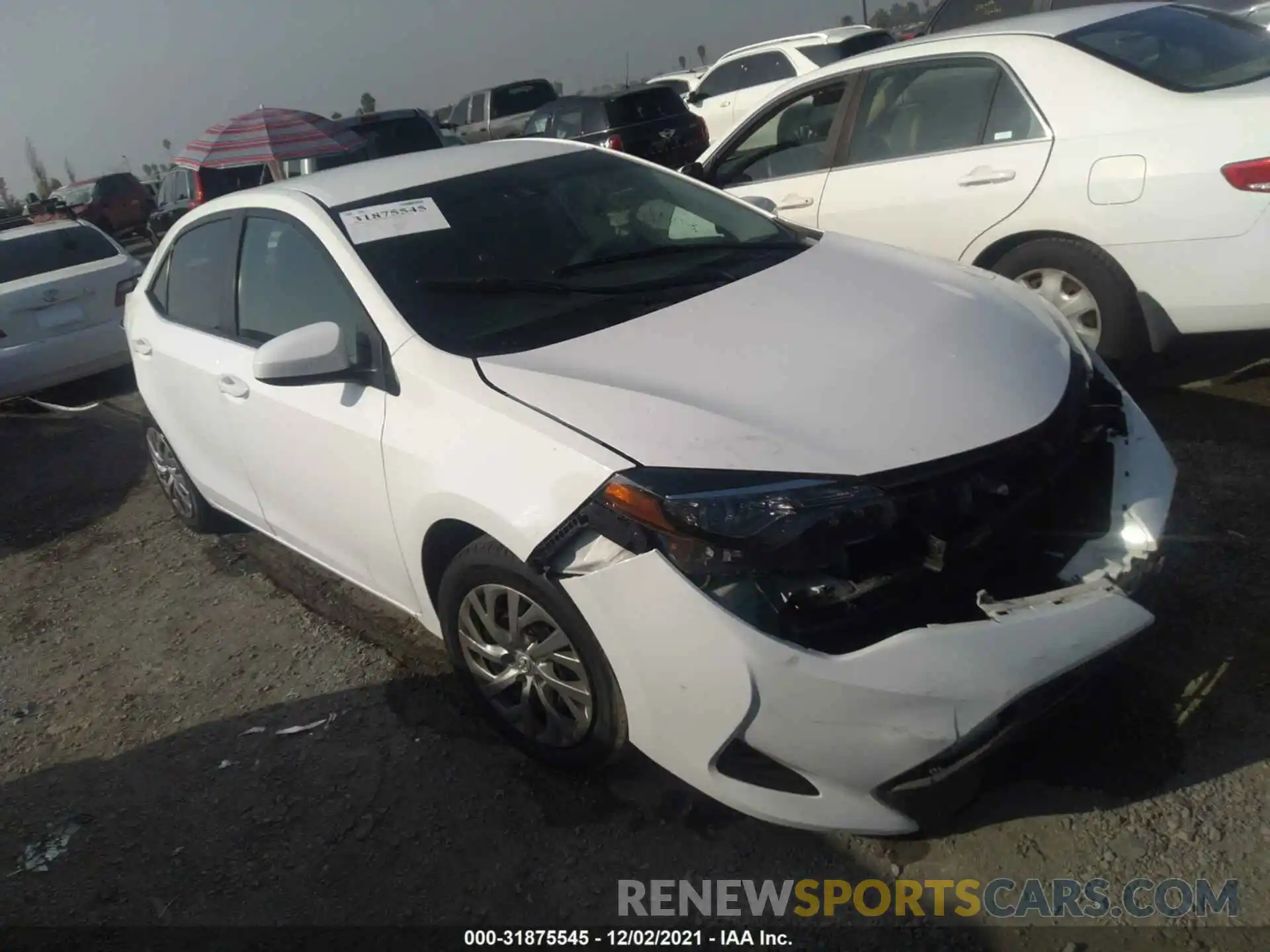 1 Photograph of a damaged car 2T1BURHE9KC180914 TOYOTA COROLLA 2019