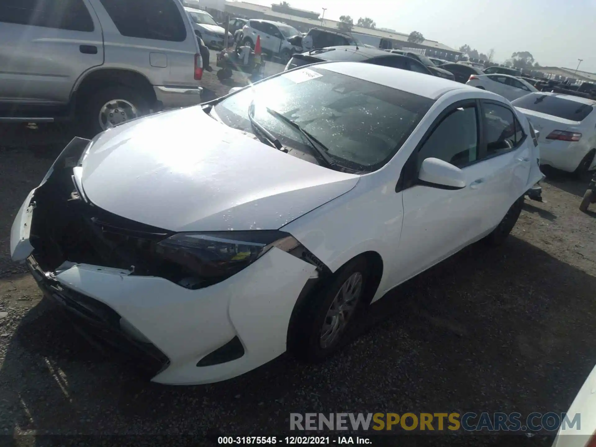 2 Photograph of a damaged car 2T1BURHE9KC180914 TOYOTA COROLLA 2019