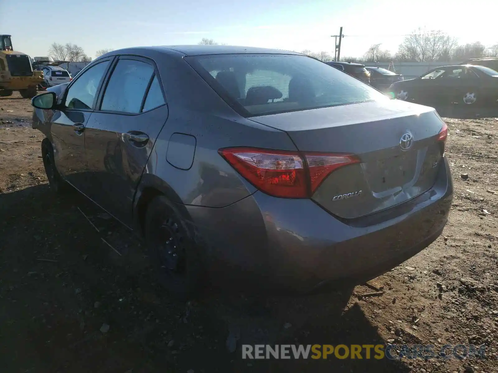 3 Photograph of a damaged car 2T1BURHE9KC180959 TOYOTA COROLLA 2019