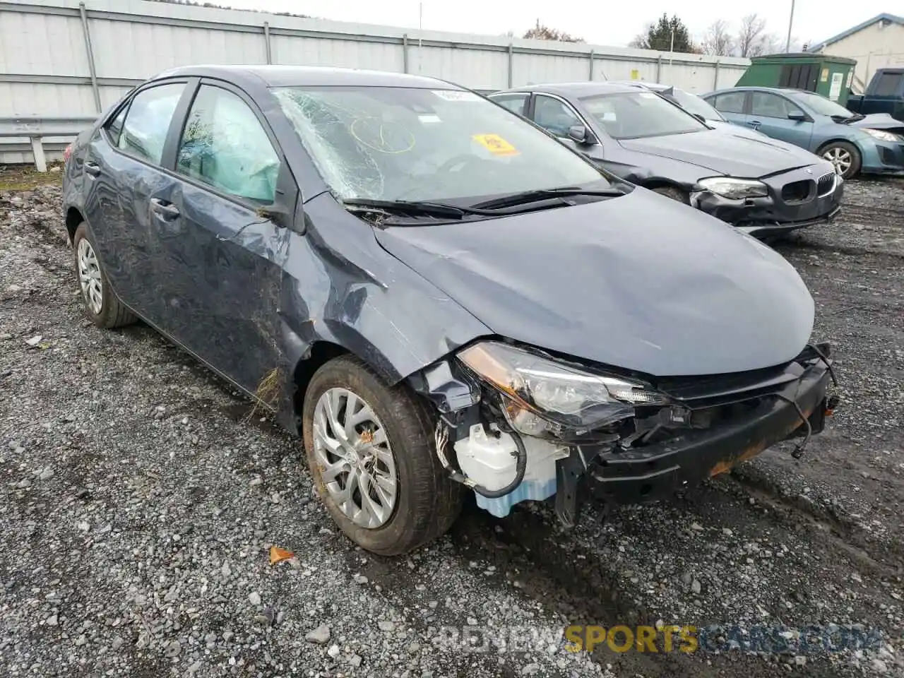 1 Photograph of a damaged car 2T1BURHE9KC181027 TOYOTA COROLLA 2019