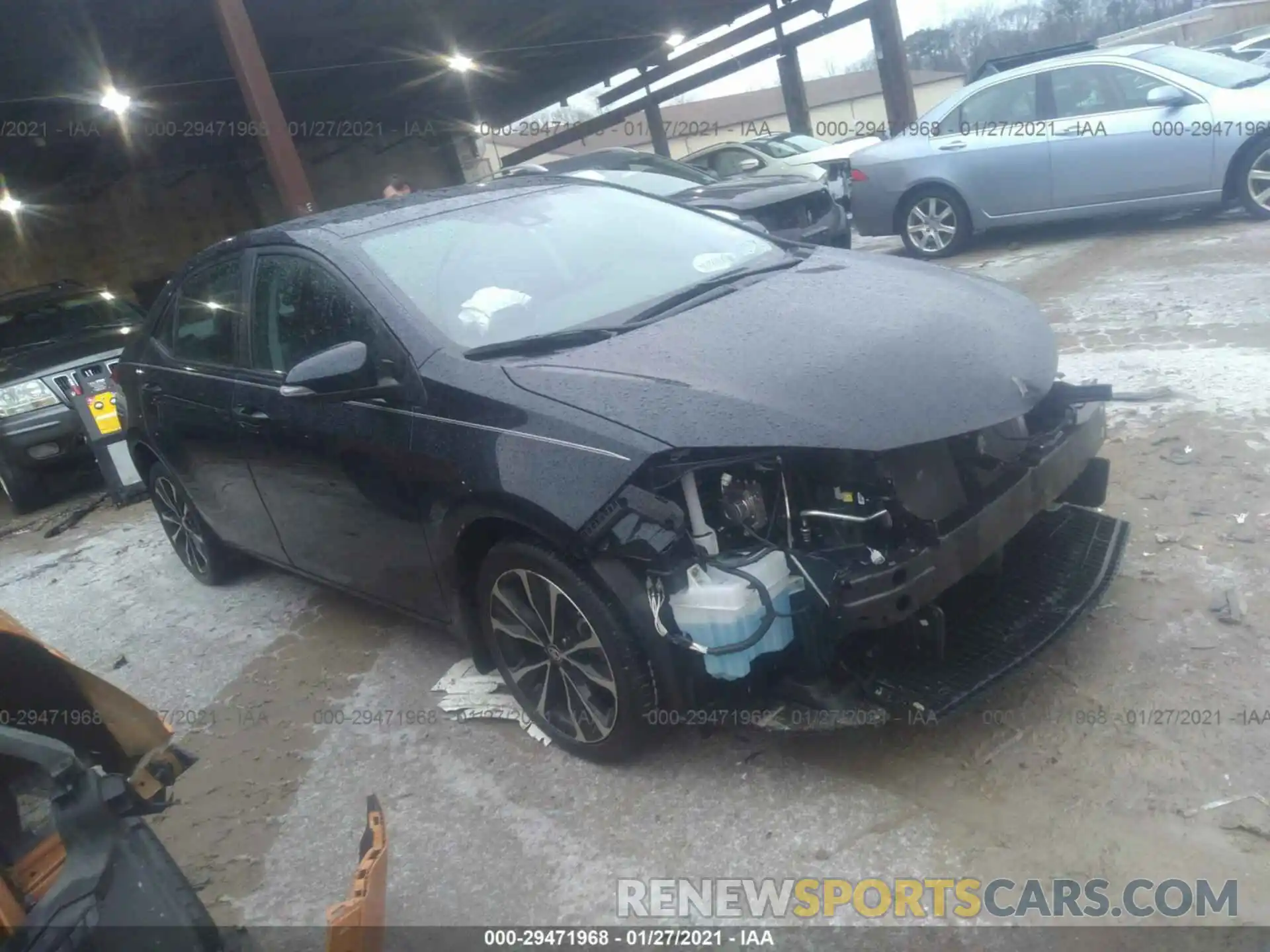 1 Photograph of a damaged car 2T1BURHE9KC181111 TOYOTA COROLLA 2019