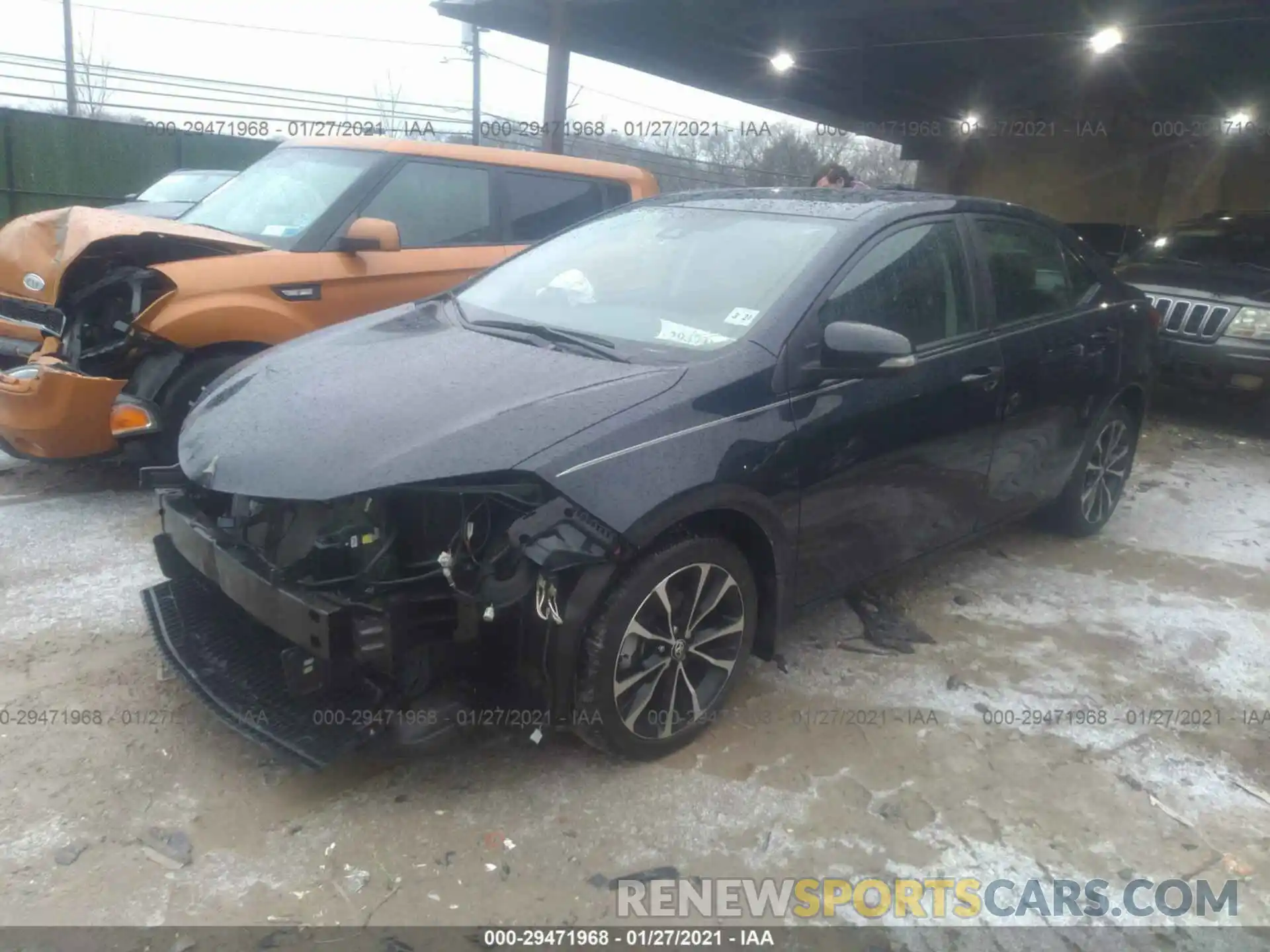 2 Photograph of a damaged car 2T1BURHE9KC181111 TOYOTA COROLLA 2019