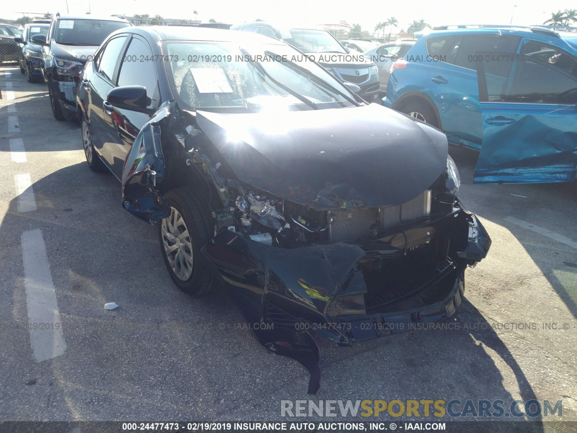 6 Photograph of a damaged car 2T1BURHE9KC181545 TOYOTA COROLLA 2019