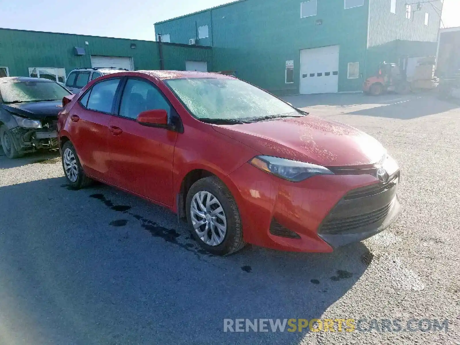 1 Photograph of a damaged car 2T1BURHE9KC182193 TOYOTA COROLLA 2019