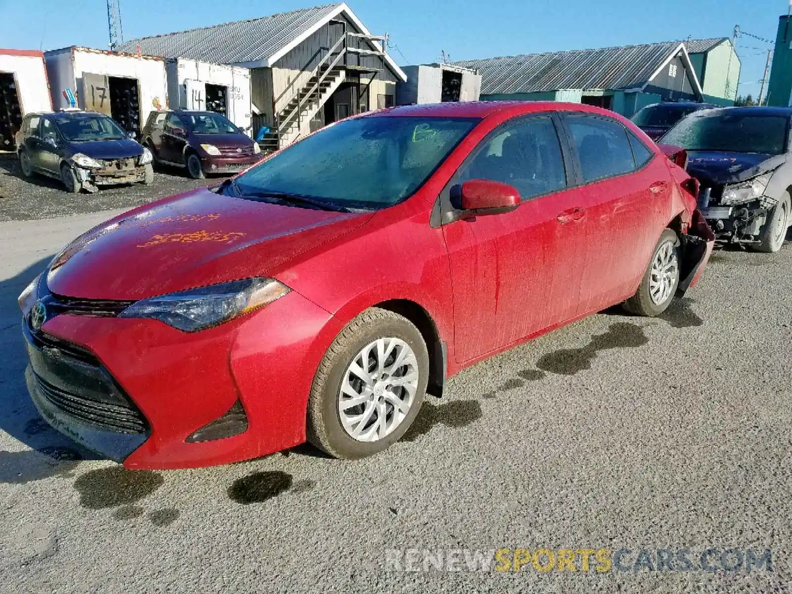 2 Photograph of a damaged car 2T1BURHE9KC182193 TOYOTA COROLLA 2019