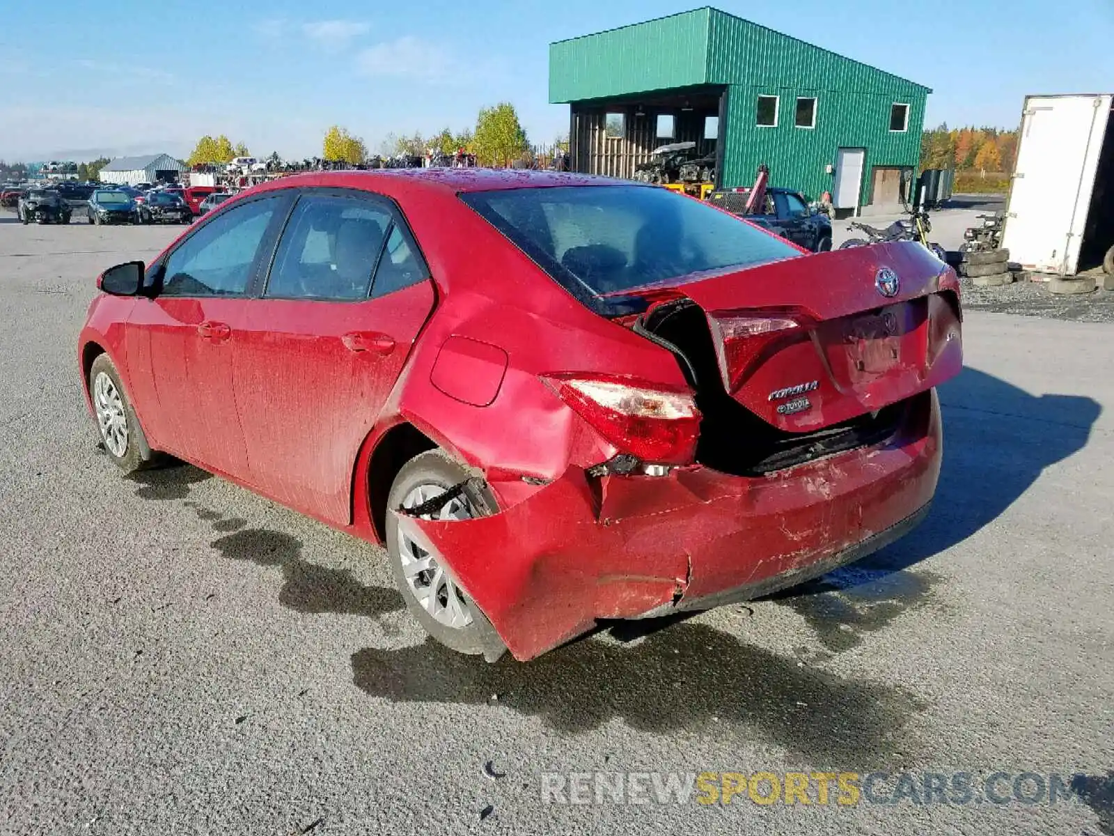 3 Photograph of a damaged car 2T1BURHE9KC182193 TOYOTA COROLLA 2019