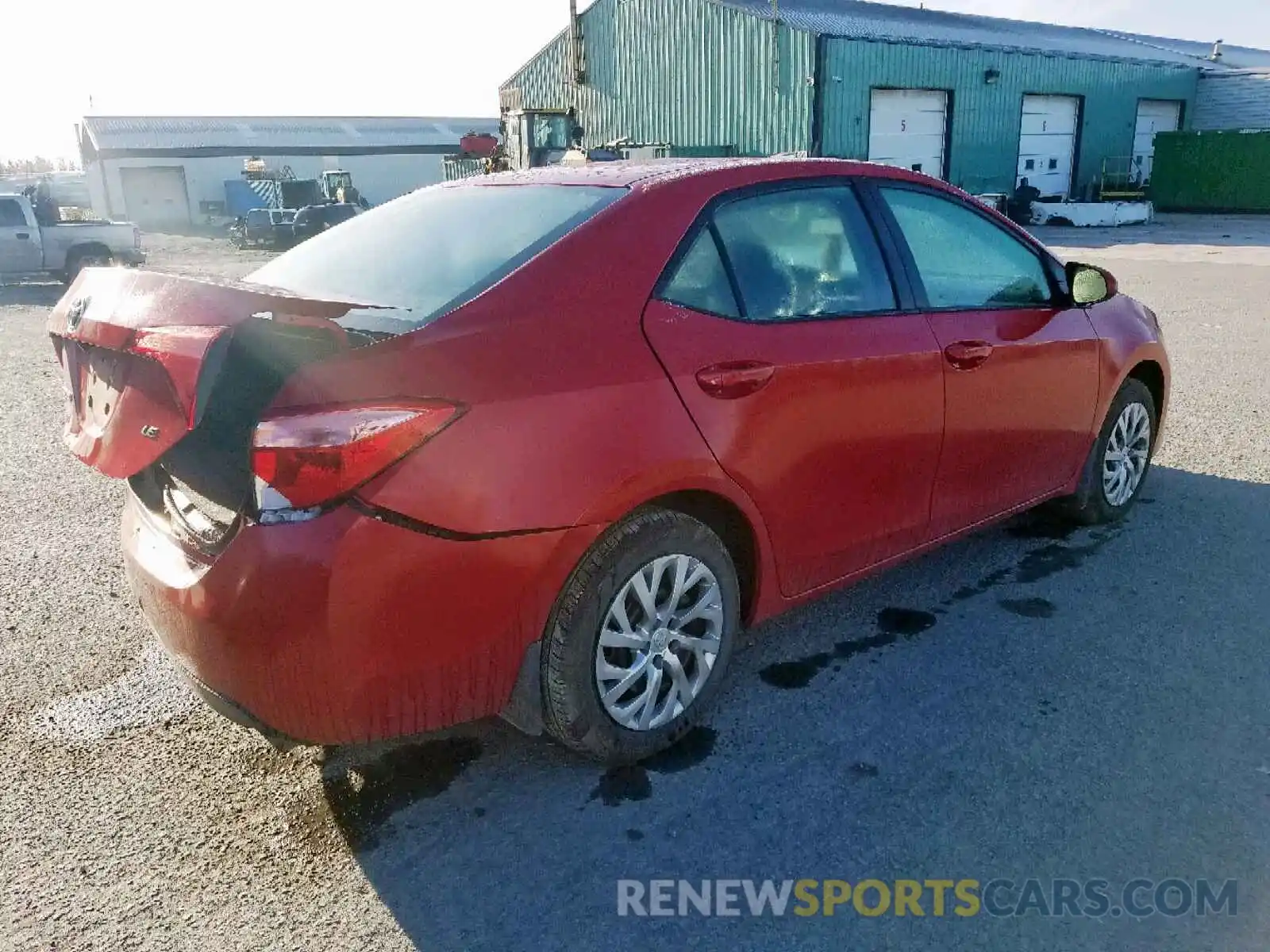 4 Photograph of a damaged car 2T1BURHE9KC182193 TOYOTA COROLLA 2019