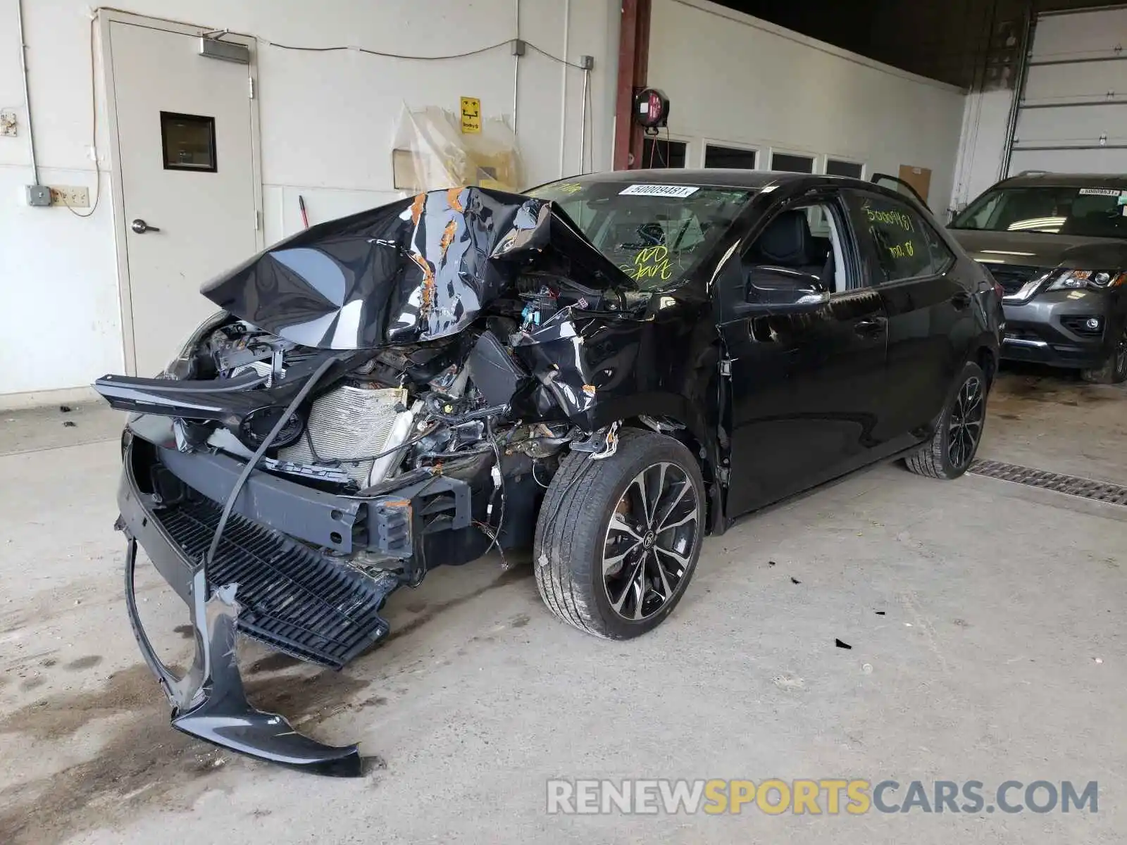 2 Photograph of a damaged car 2T1BURHE9KC182971 TOYOTA COROLLA 2019