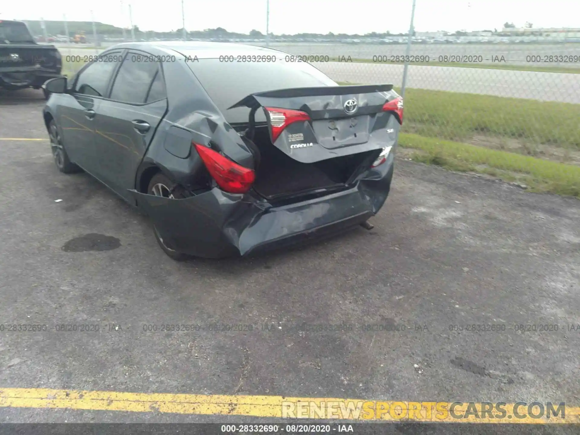 6 Photograph of a damaged car 2T1BURHE9KC183506 TOYOTA COROLLA 2019