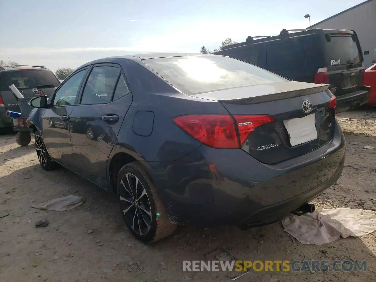 3 Photograph of a damaged car 2T1BURHE9KC184476 TOYOTA COROLLA 2019