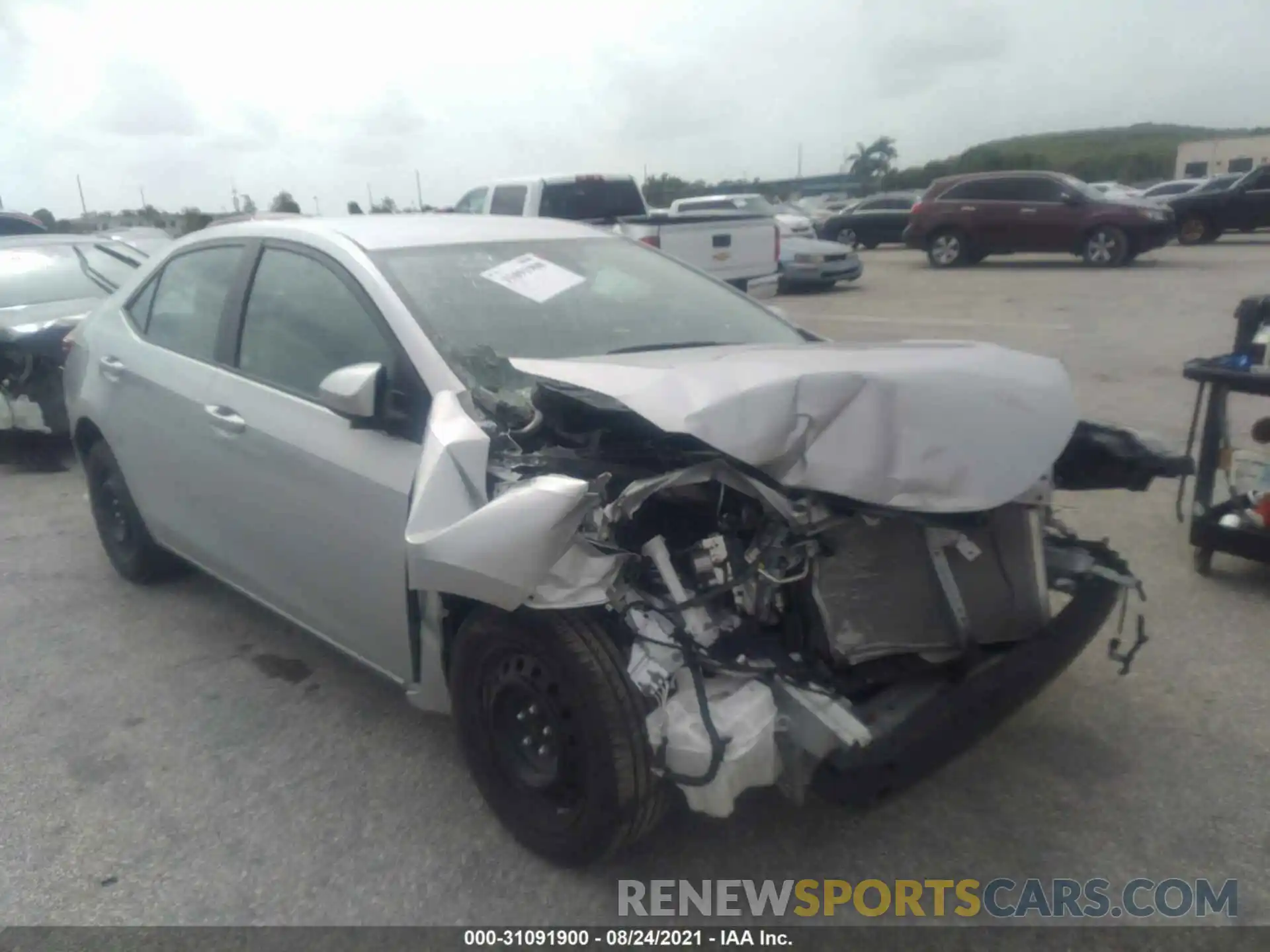 6 Photograph of a damaged car 2T1BURHE9KC185952 TOYOTA COROLLA 2019