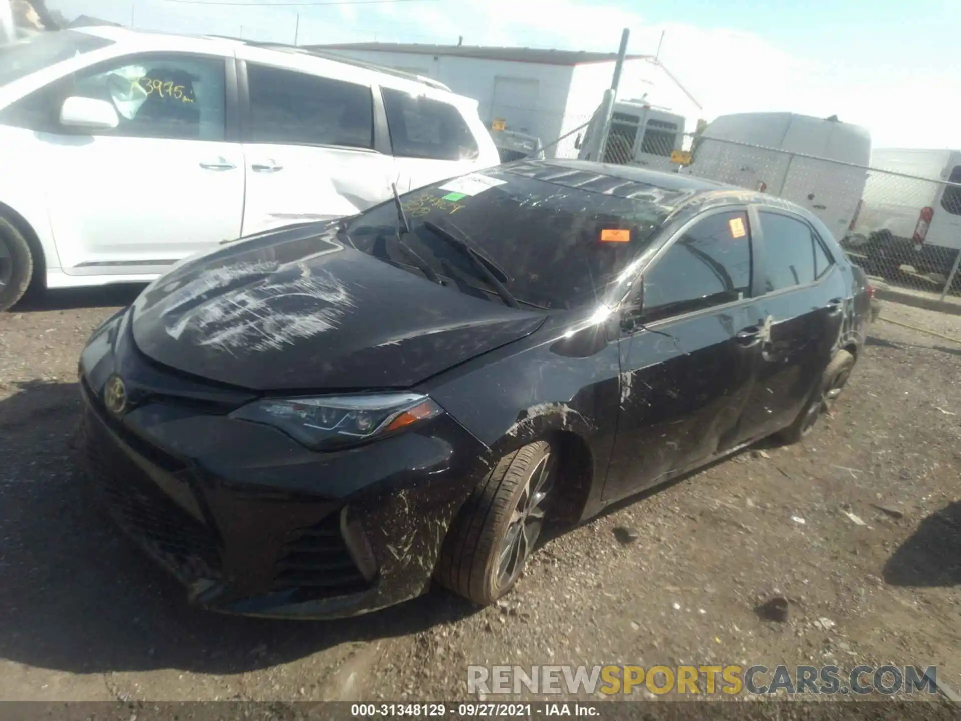 2 Photograph of a damaged car 2T1BURHE9KC186213 TOYOTA COROLLA 2019