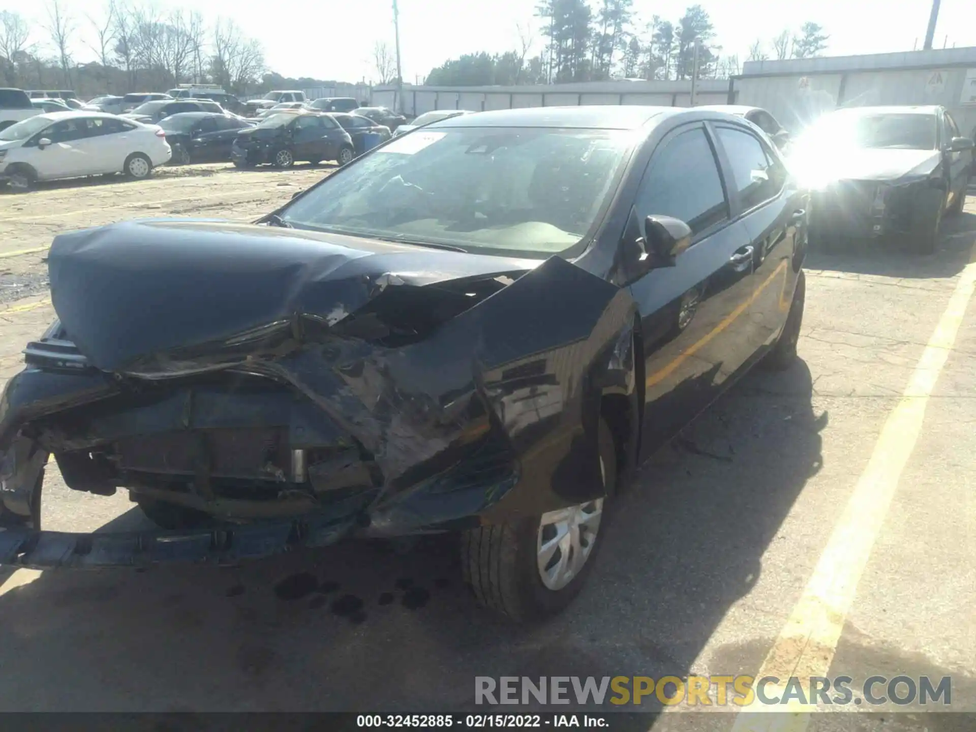 2 Photograph of a damaged car 2T1BURHE9KC186616 TOYOTA COROLLA 2019