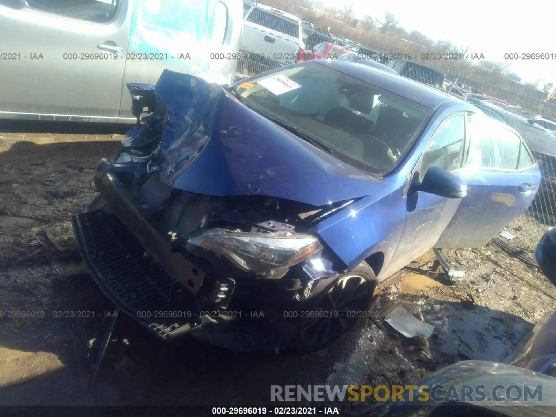 2 Photograph of a damaged car 2T1BURHE9KC186745 TOYOTA COROLLA 2019