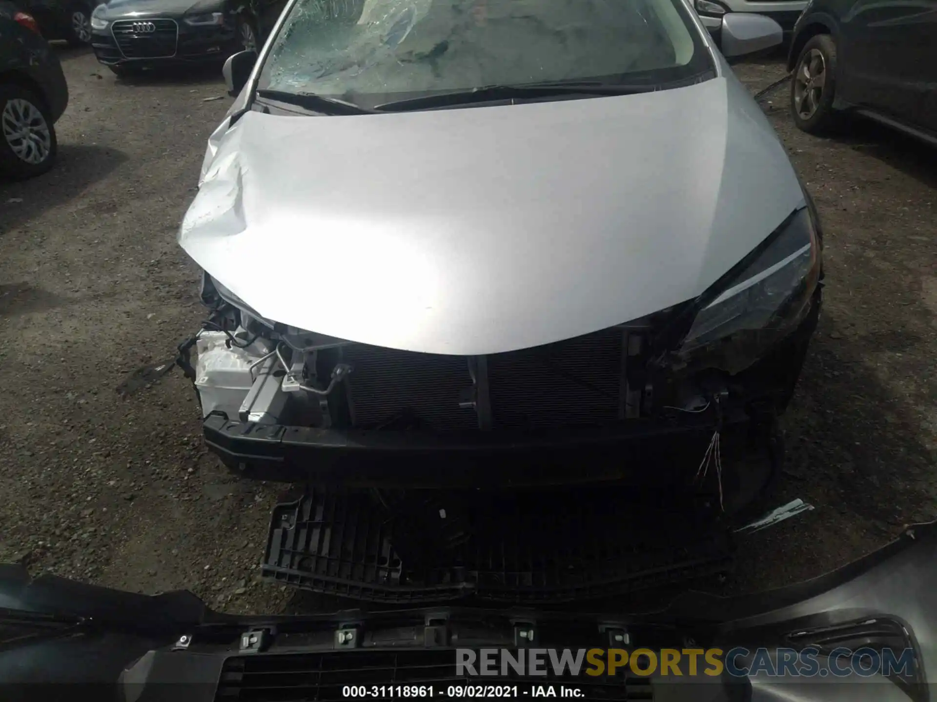 6 Photograph of a damaged car 2T1BURHE9KC187166 TOYOTA COROLLA 2019