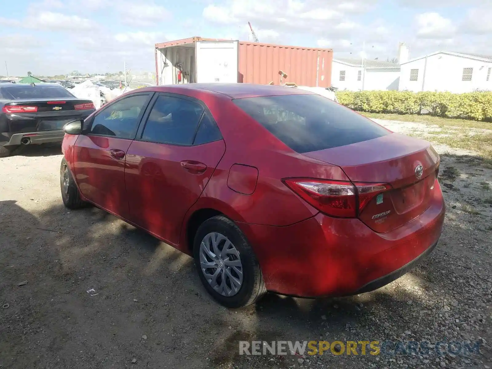 3 Photograph of a damaged car 2T1BURHE9KC187345 TOYOTA COROLLA 2019