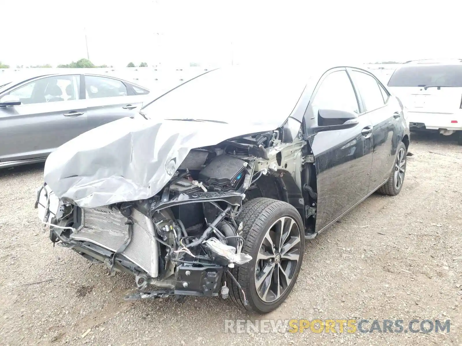 2 Photograph of a damaged car 2T1BURHE9KC187913 TOYOTA COROLLA 2019