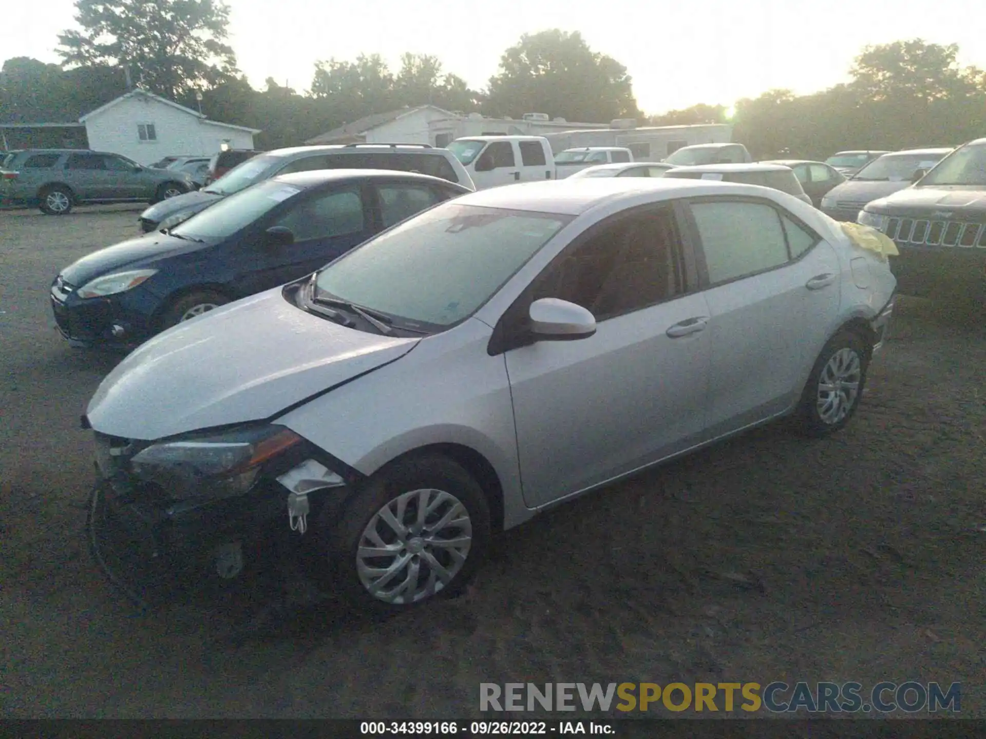 2 Photograph of a damaged car 2T1BURHE9KC187961 TOYOTA COROLLA 2019