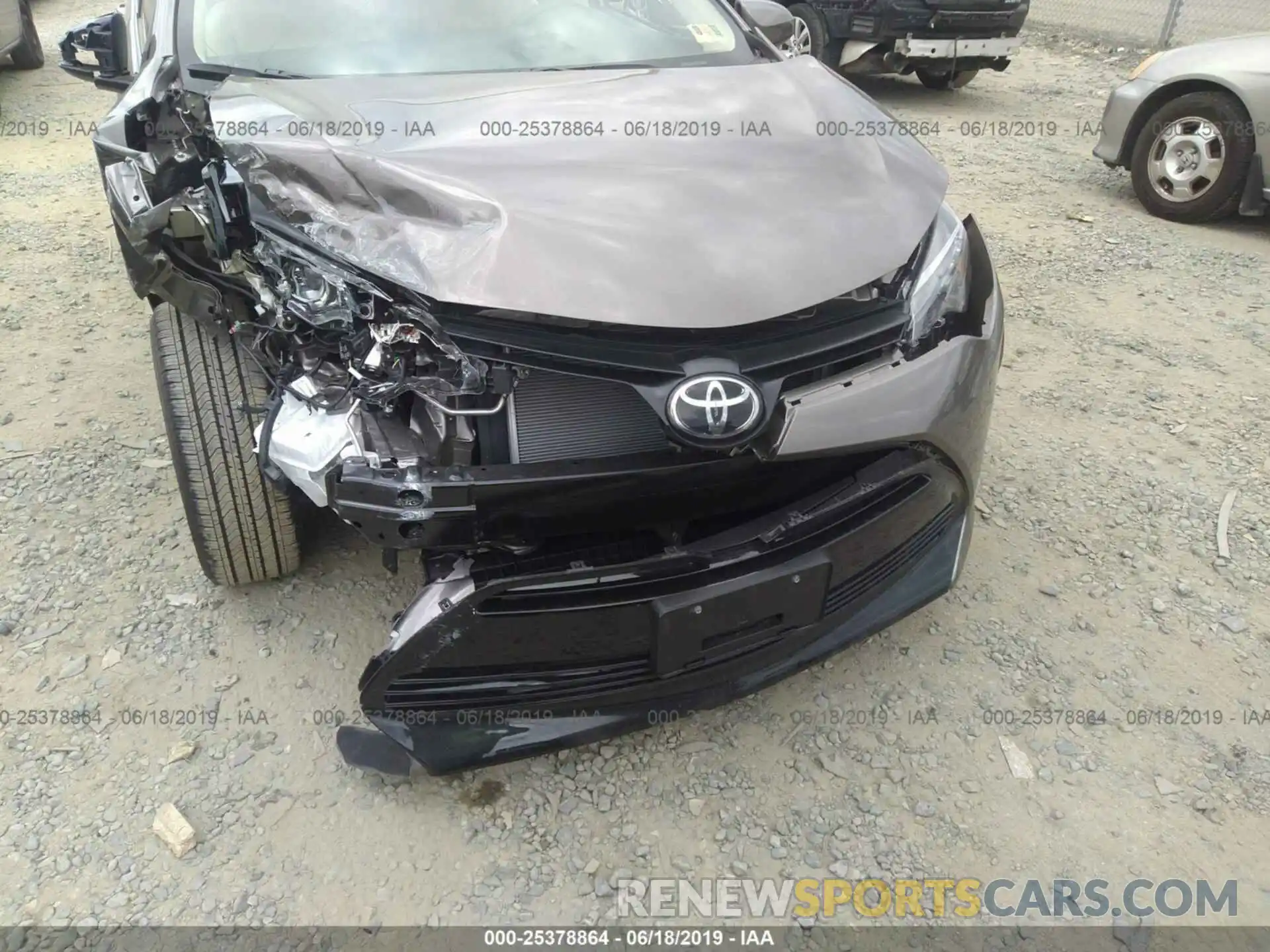 6 Photograph of a damaged car 2T1BURHE9KC189225 TOYOTA COROLLA 2019