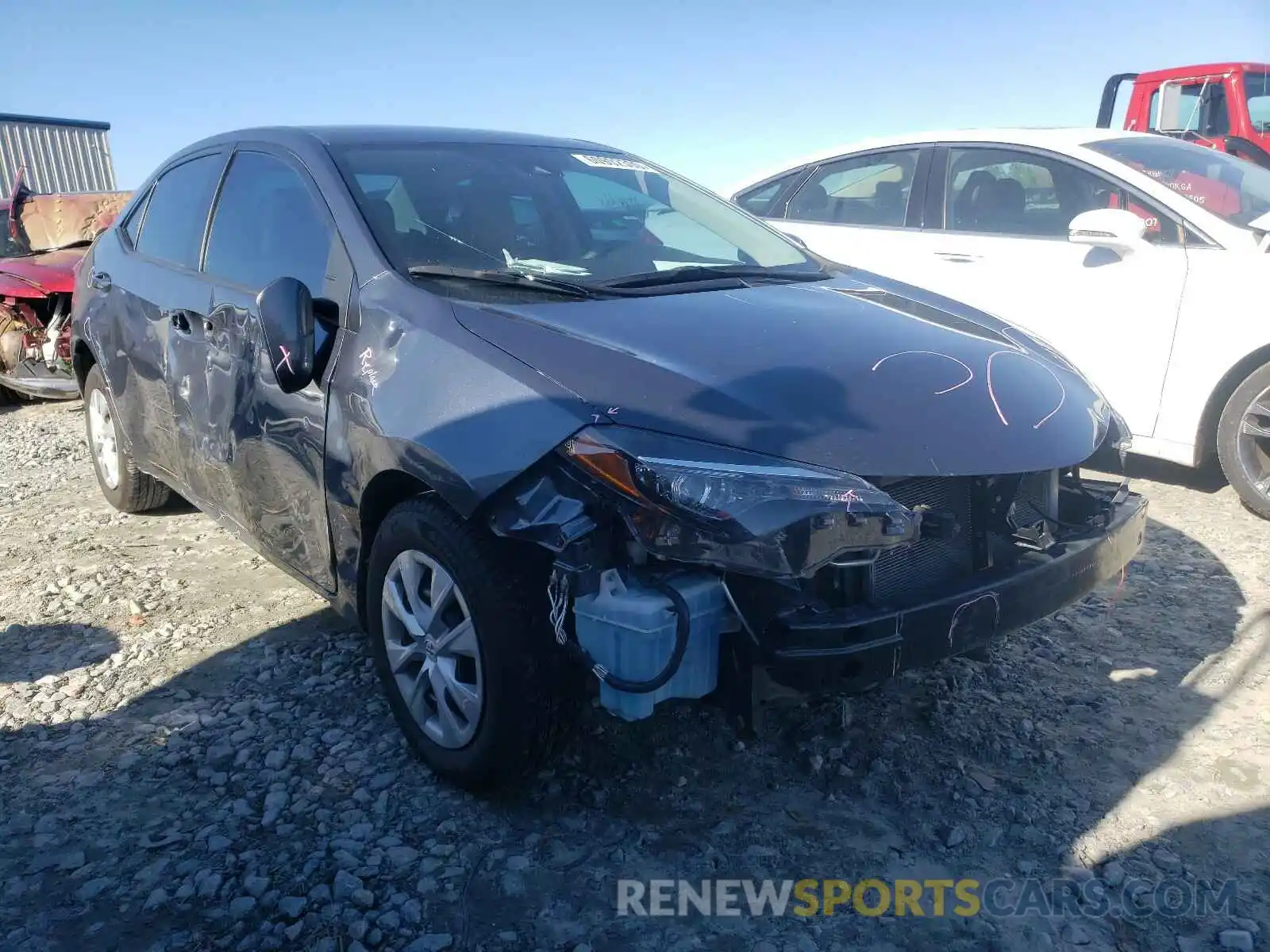 1 Photograph of a damaged car 2T1BURHE9KC189841 TOYOTA COROLLA 2019