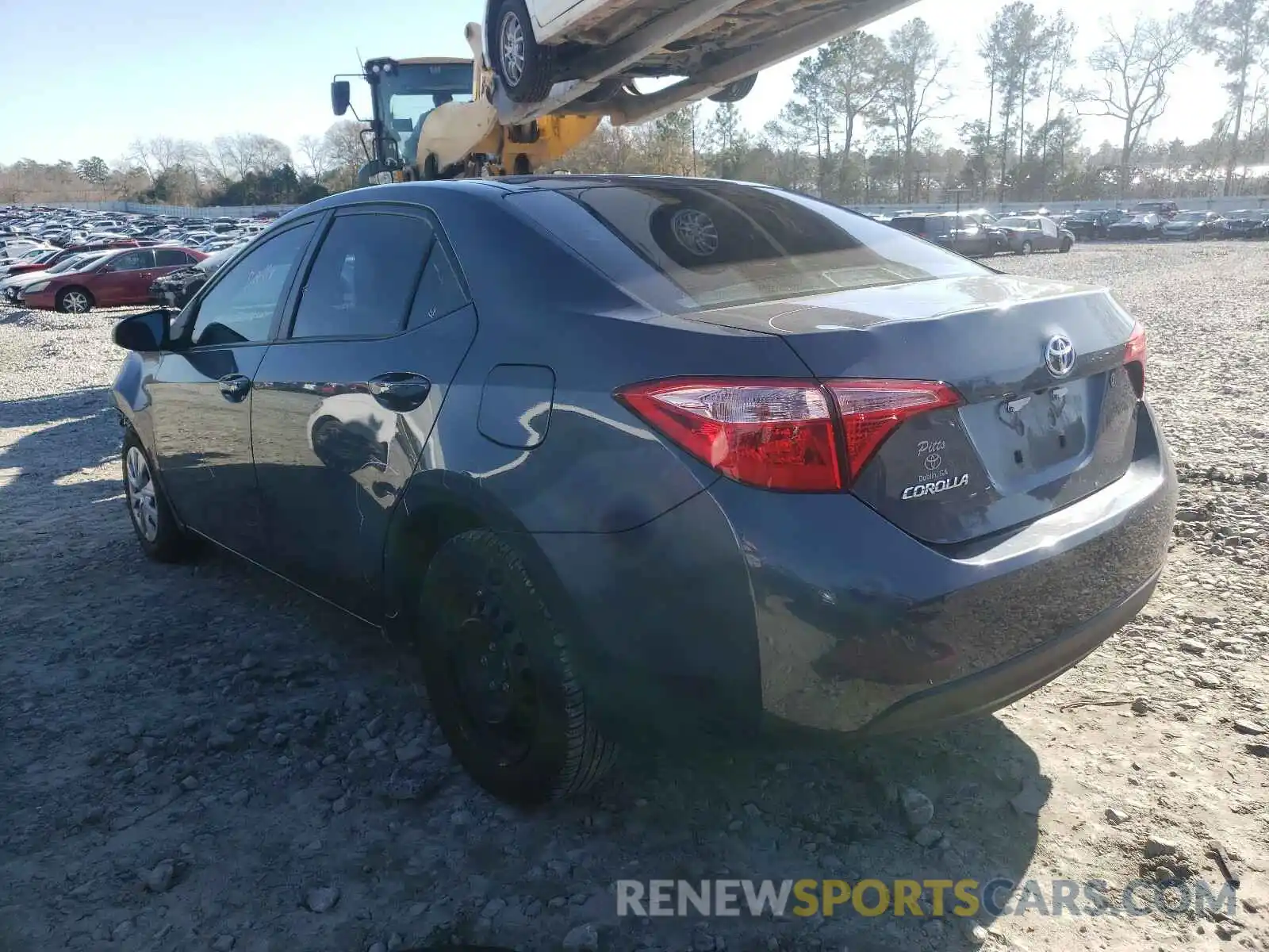 3 Photograph of a damaged car 2T1BURHE9KC189841 TOYOTA COROLLA 2019