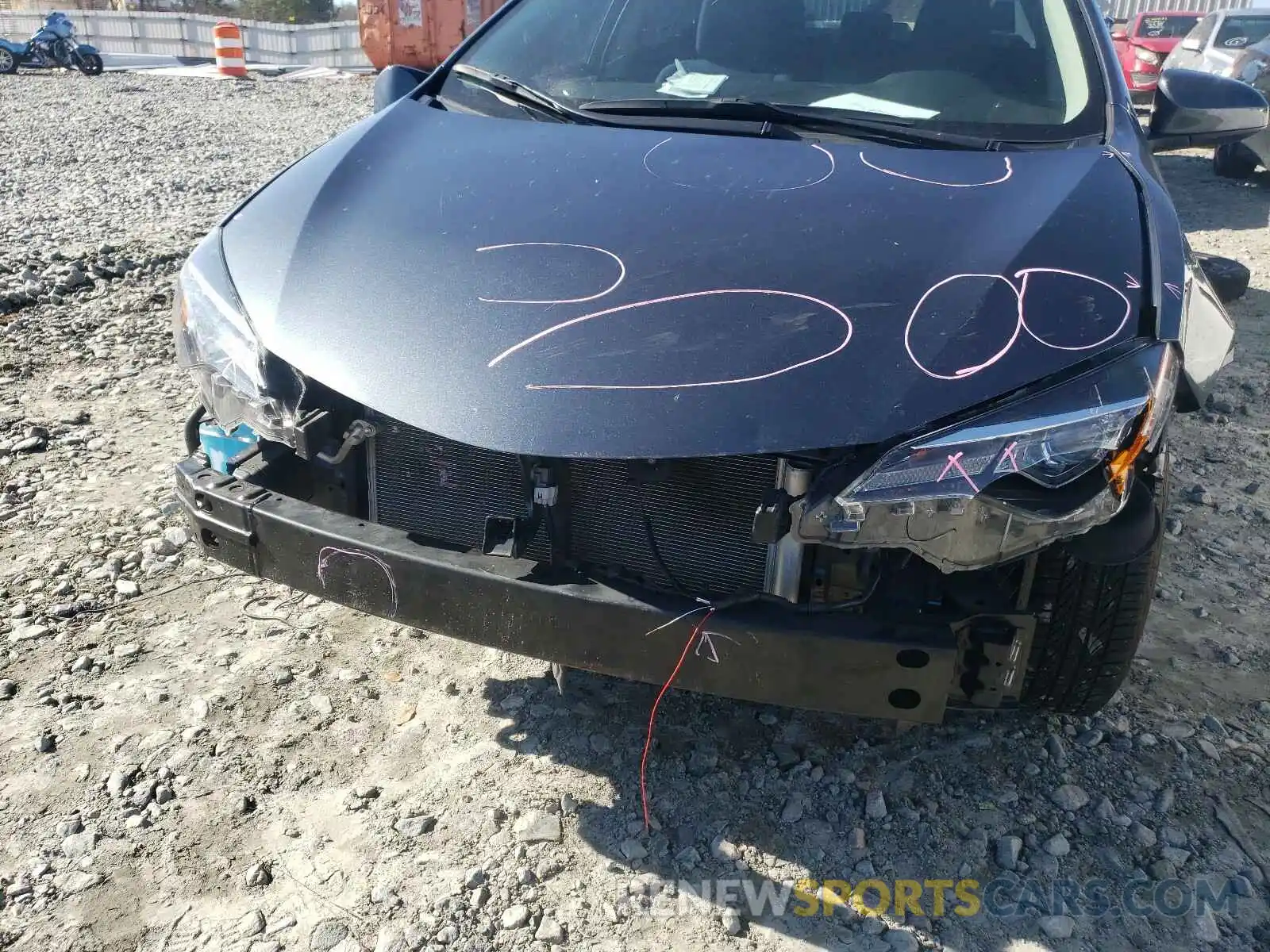 9 Photograph of a damaged car 2T1BURHE9KC189841 TOYOTA COROLLA 2019