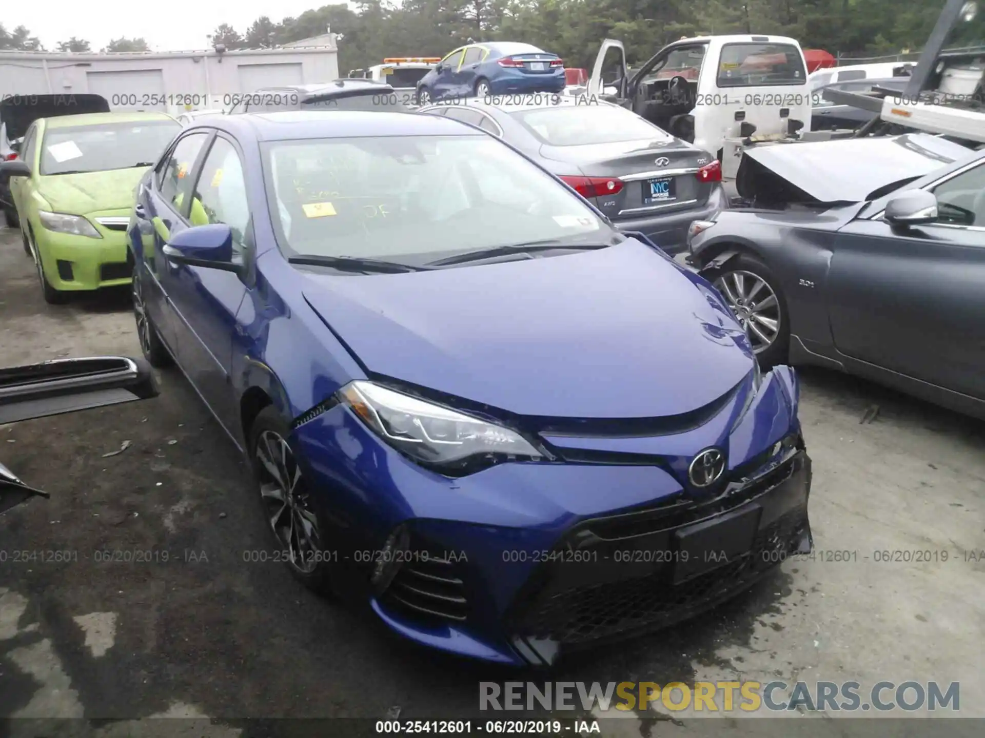 1 Photograph of a damaged car 2T1BURHE9KC189922 TOYOTA COROLLA 2019