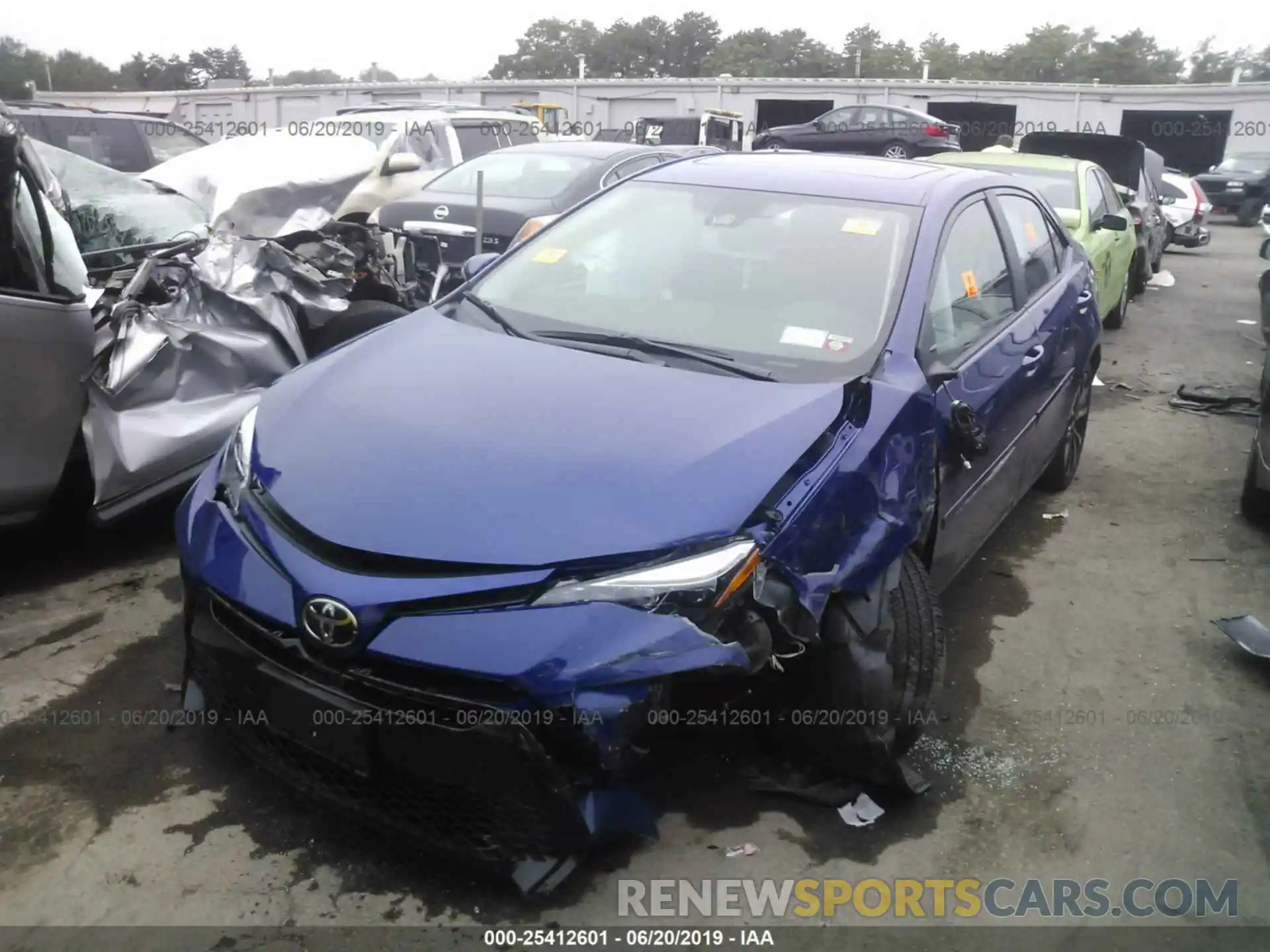 2 Photograph of a damaged car 2T1BURHE9KC189922 TOYOTA COROLLA 2019