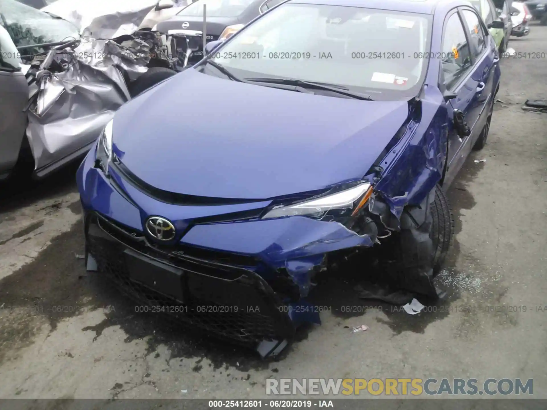 6 Photograph of a damaged car 2T1BURHE9KC189922 TOYOTA COROLLA 2019