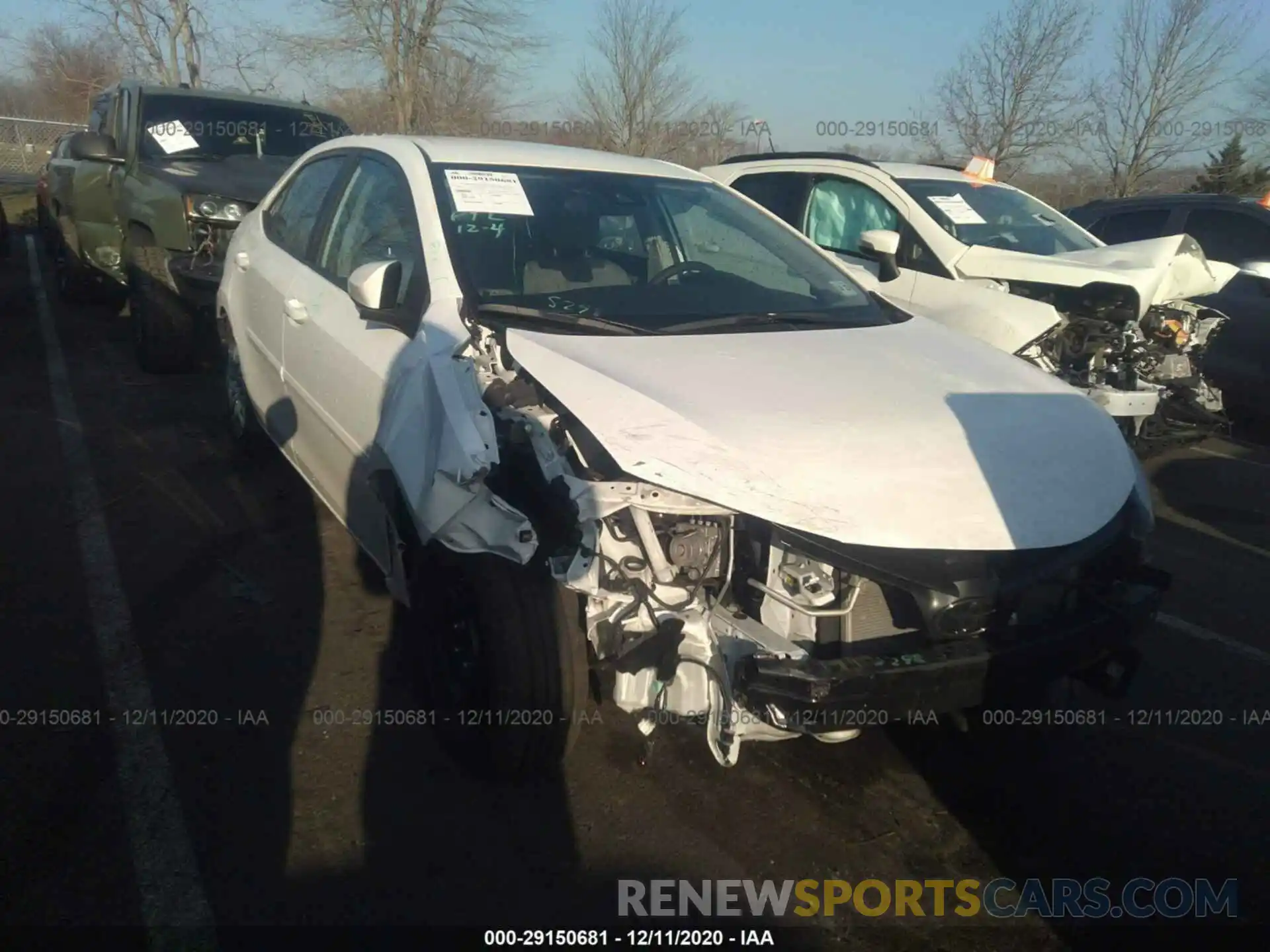 1 Photograph of a damaged car 2T1BURHE9KC189953 TOYOTA COROLLA 2019