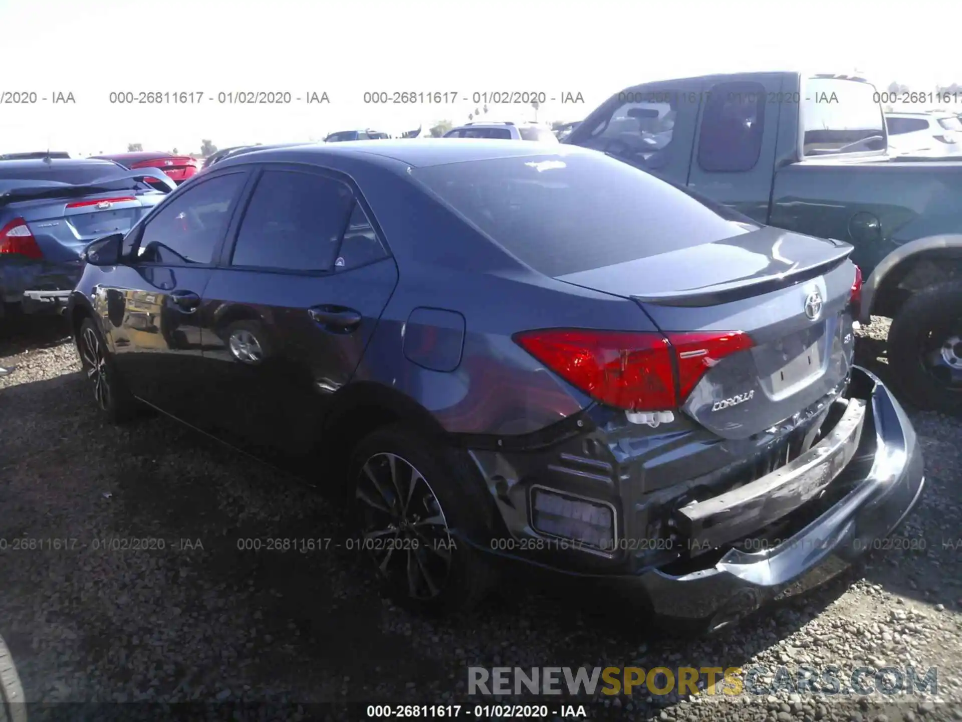 3 Photograph of a damaged car 2T1BURHE9KC190200 TOYOTA COROLLA 2019