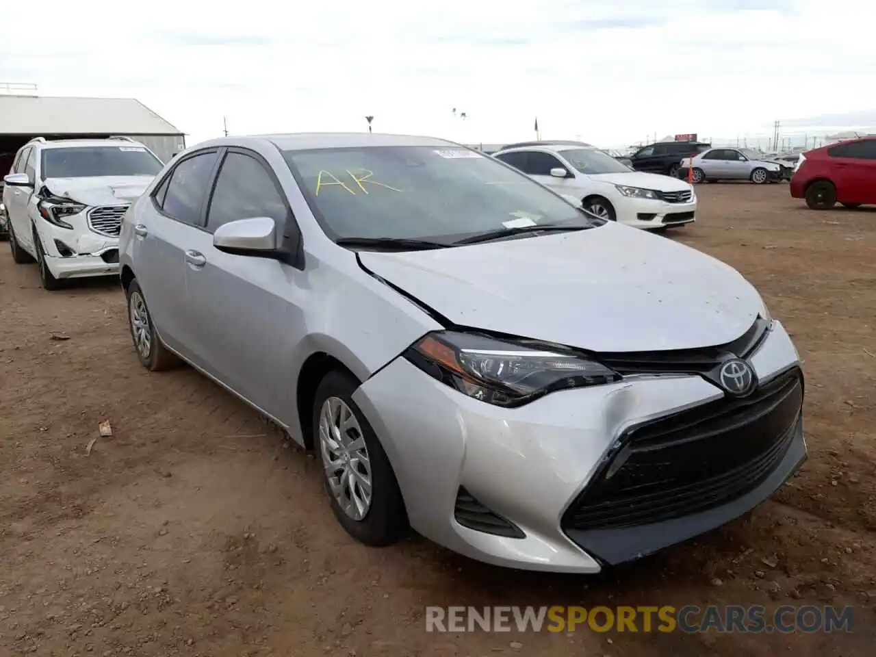 1 Photograph of a damaged car 2T1BURHE9KC190584 TOYOTA COROLLA 2019